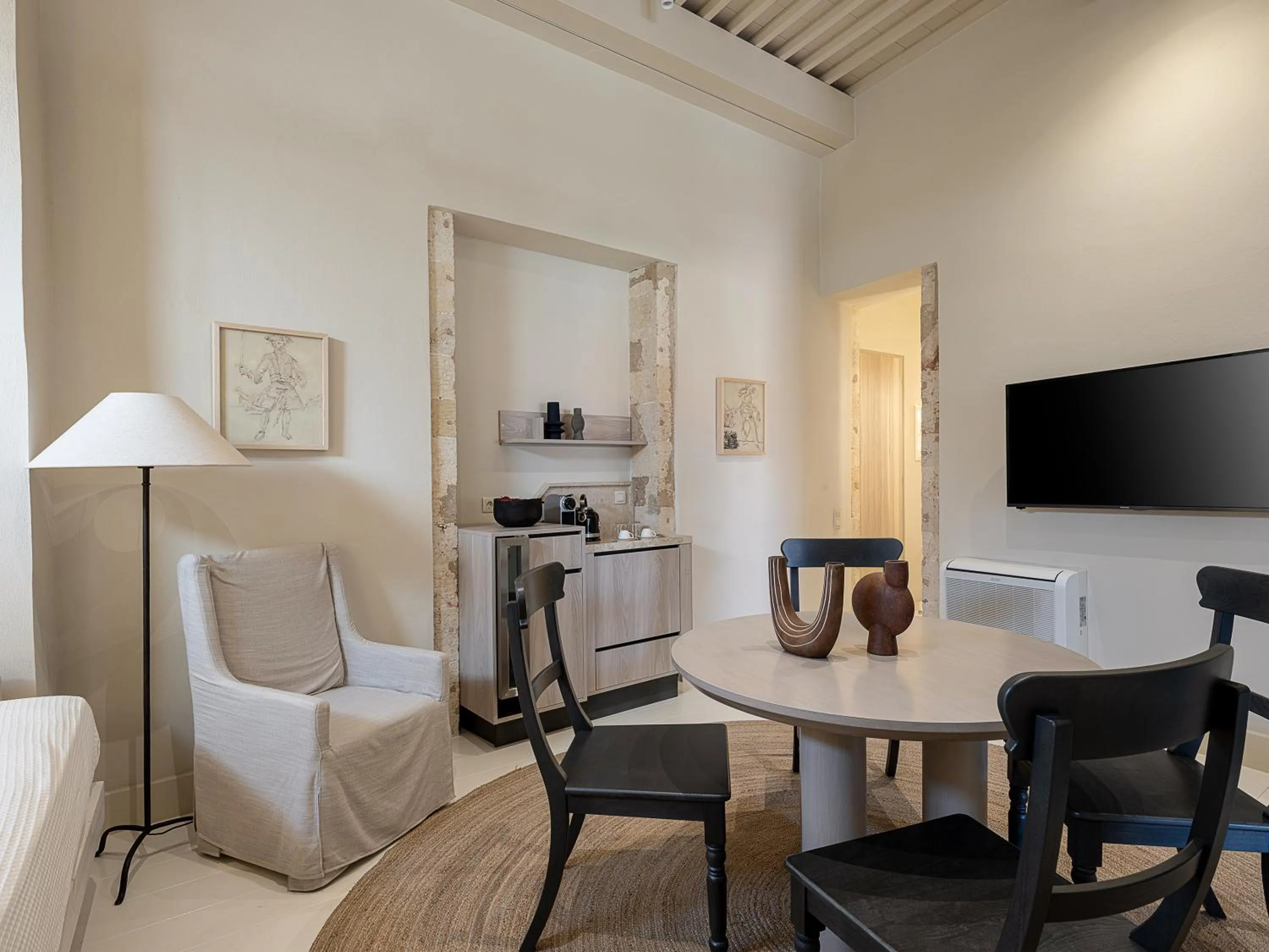 Seating area in AZADE Chania