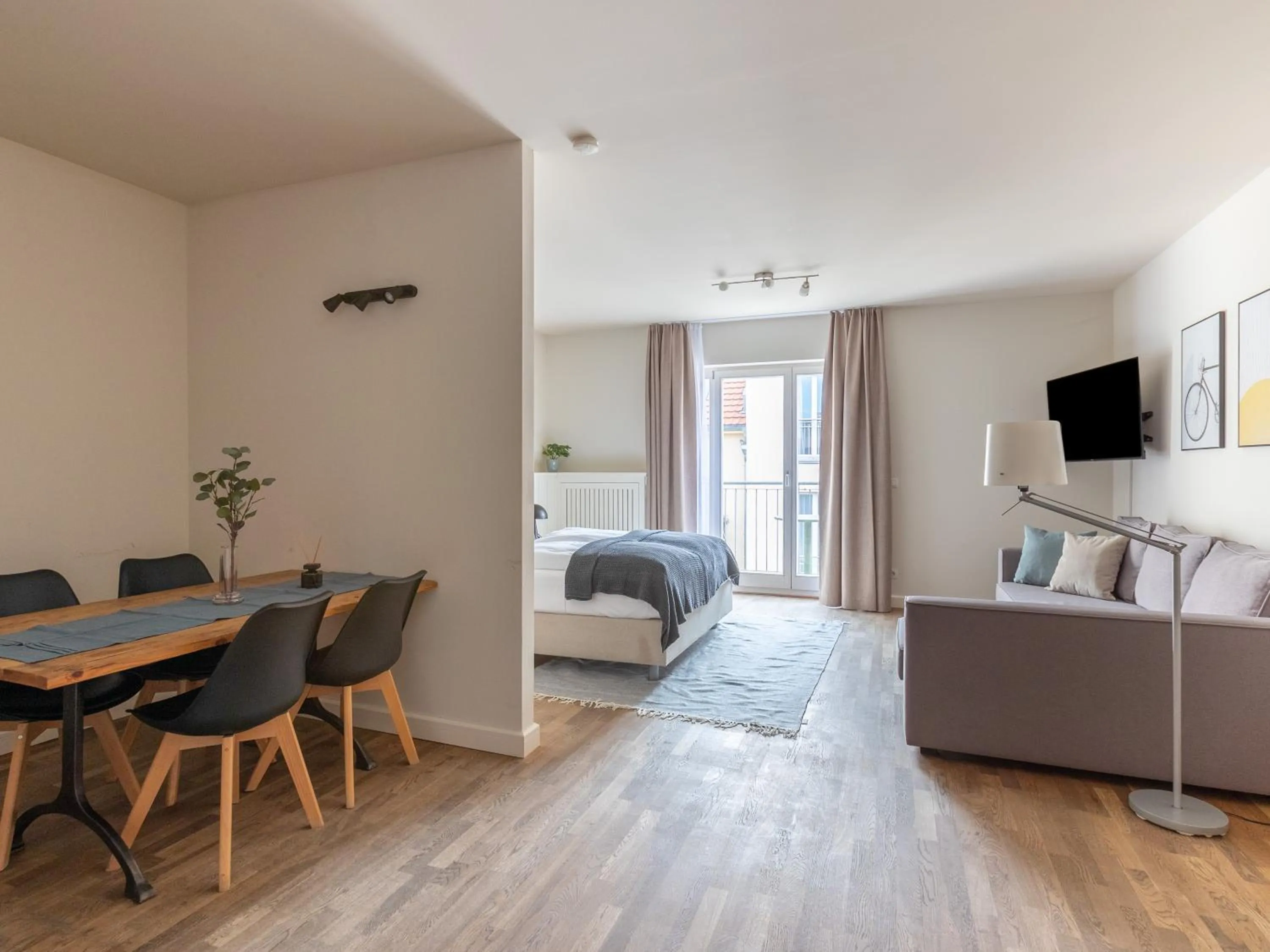 Living room, Bed in Schoenhouse City Street