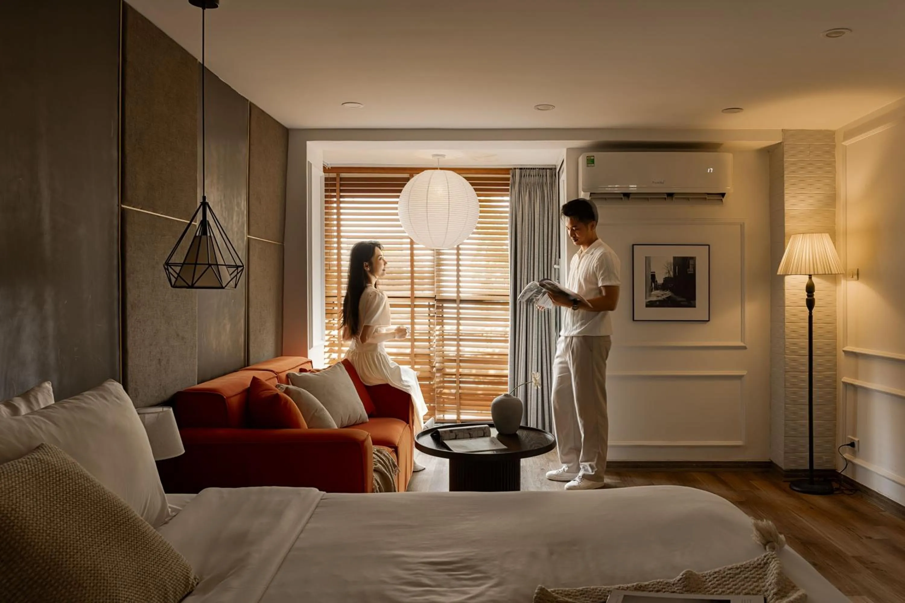 furniture, Bed in Keypad Hotel - 24 Hang Ga