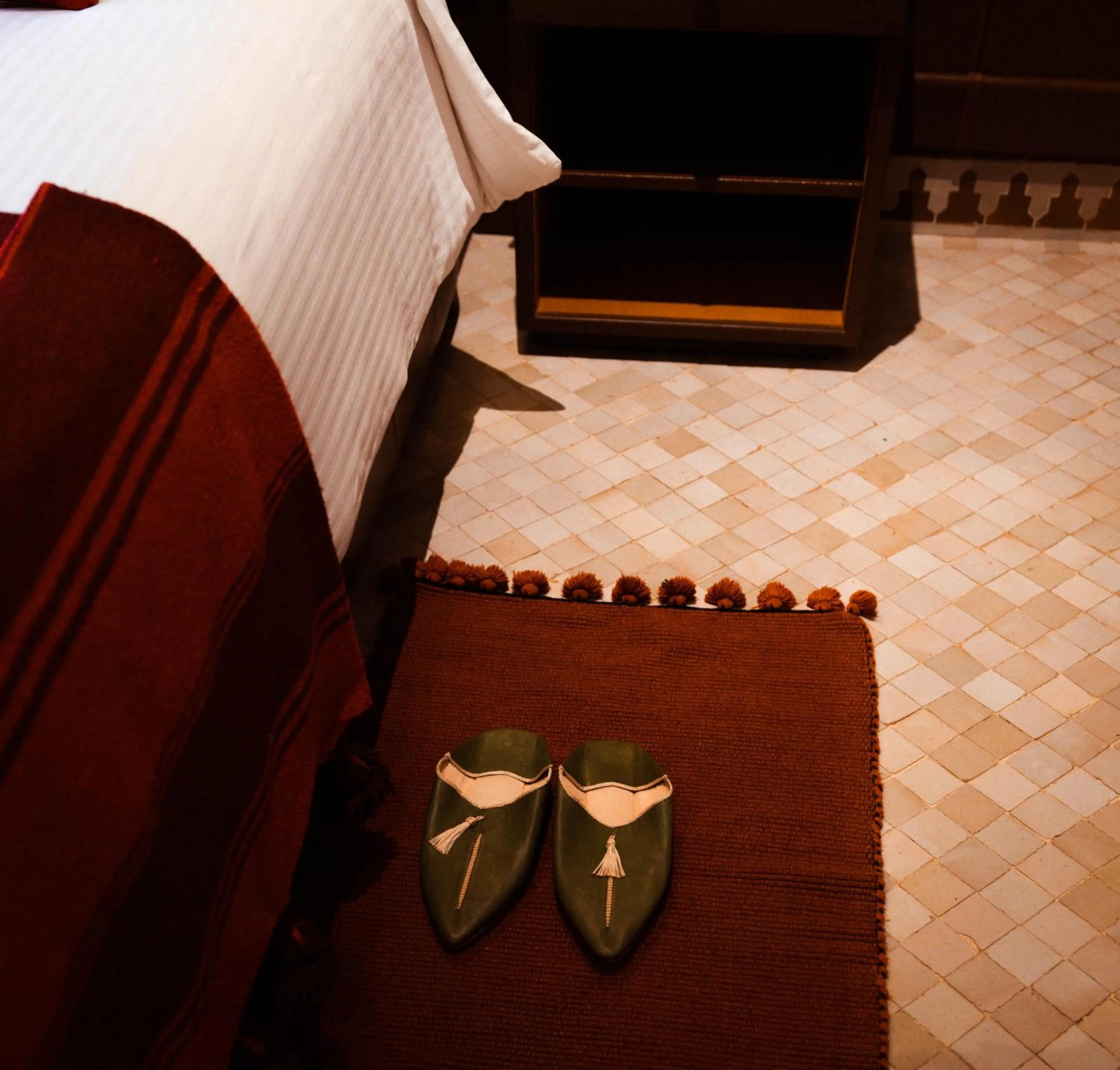 Decorative detail, Bed in Olinto, Atlas Mountain Retreat - adults only
