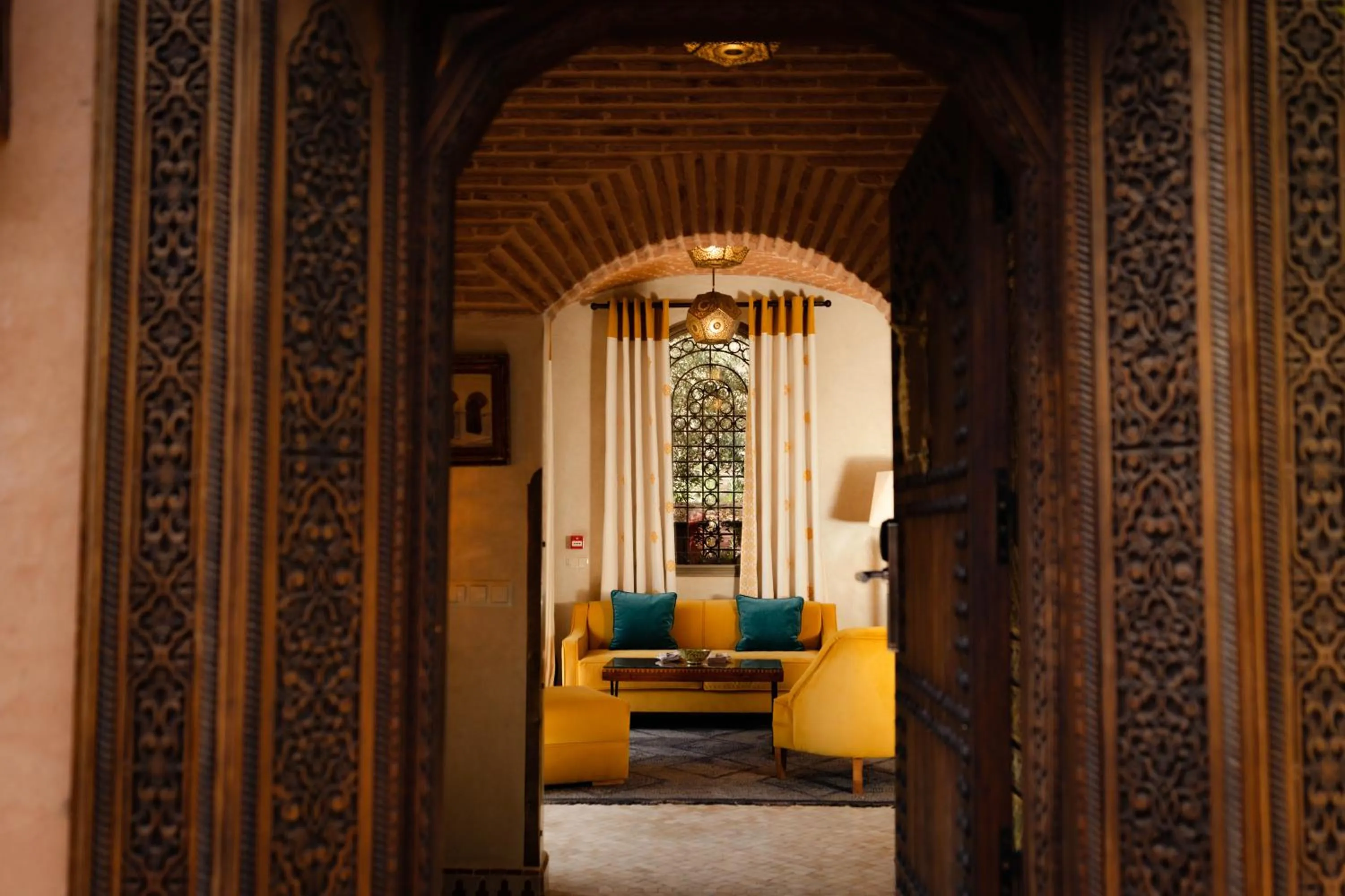 Living room in Olinto, Atlas Mountain Retreat - adults only