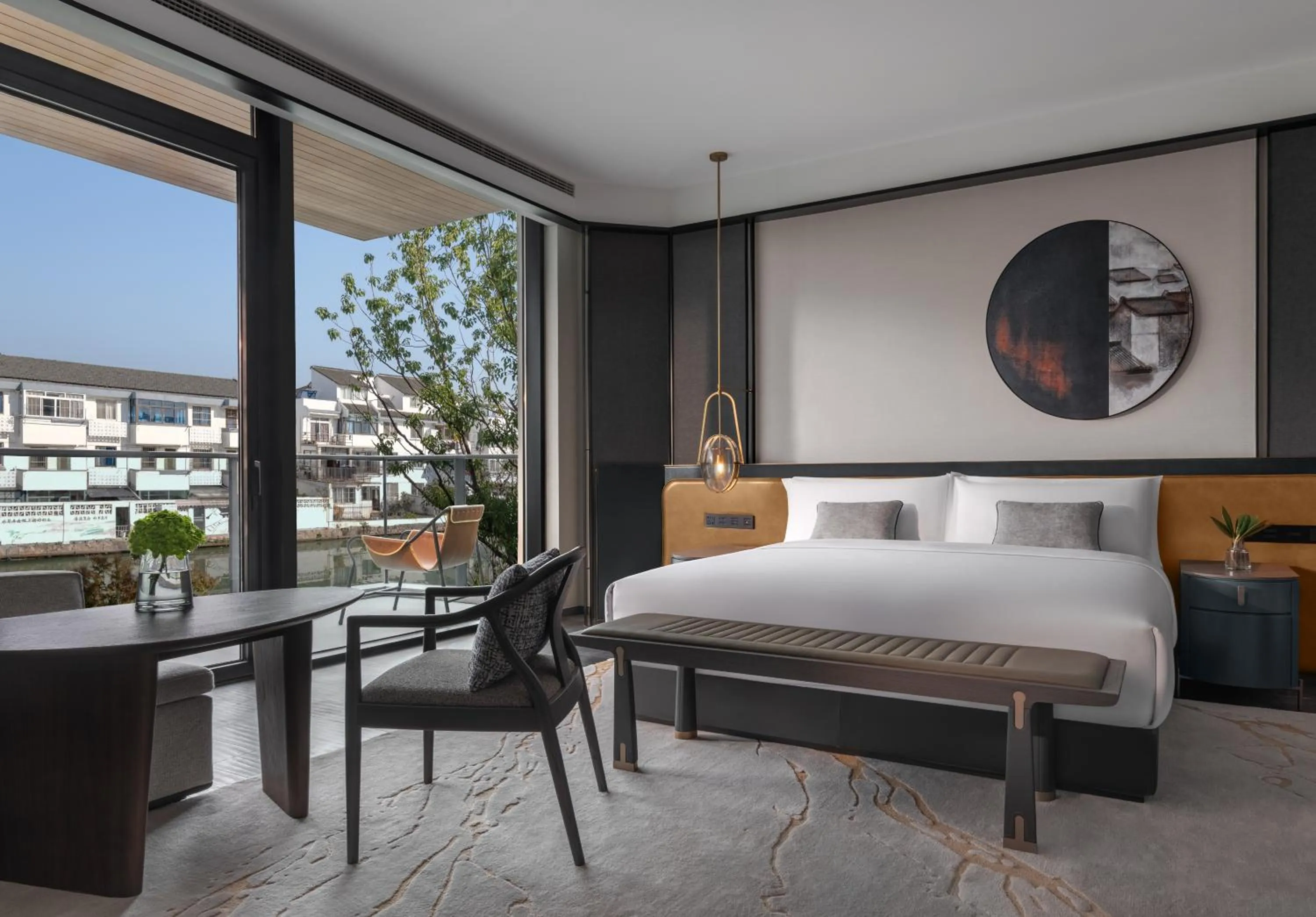 Bed in Kimpton Bamboo Grove Suzhou by IHG