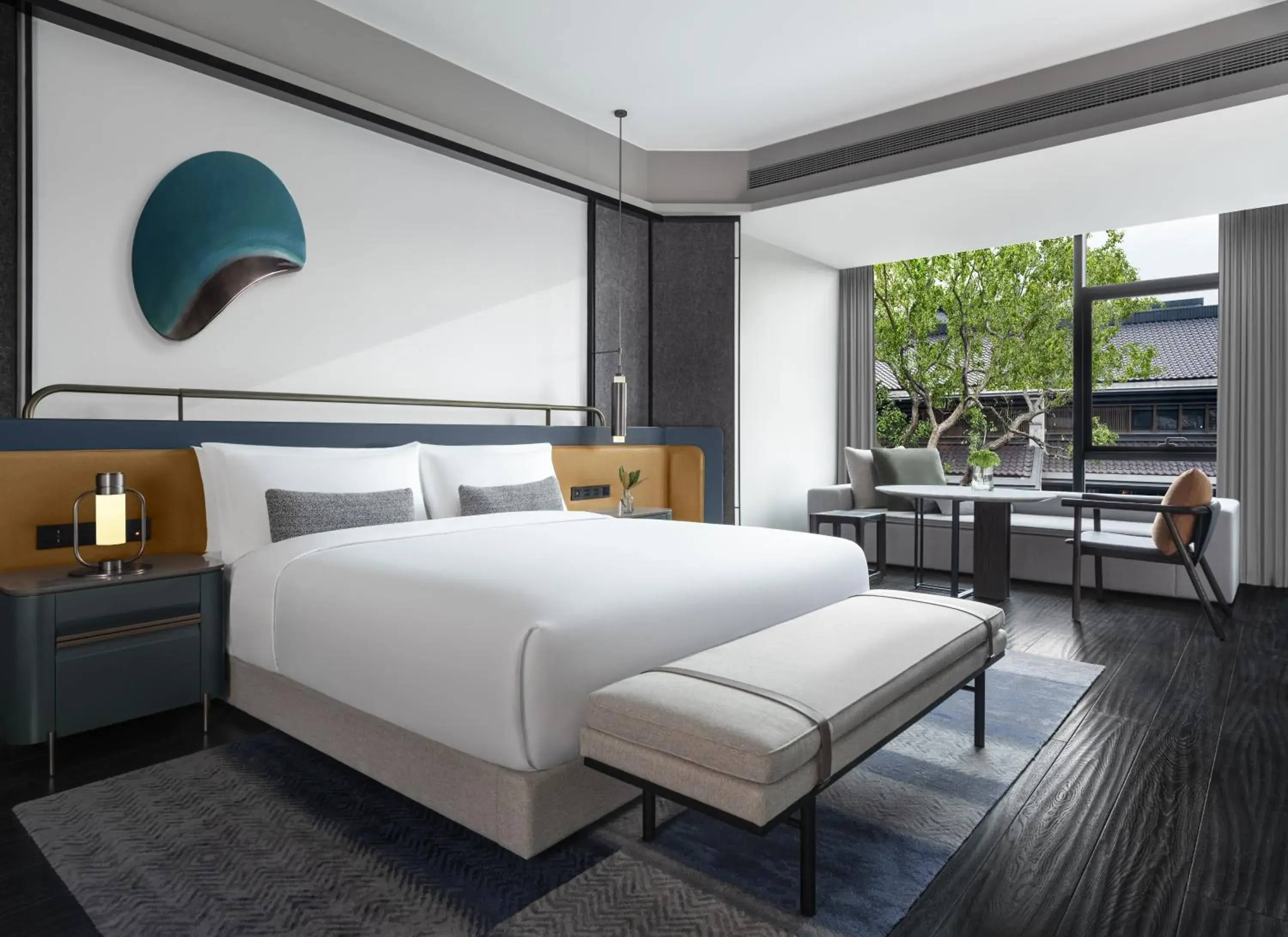 Bed in Kimpton Bamboo Grove Suzhou by IHG Bed in Kimpton Bamboo Grove Suzhou by IHG
