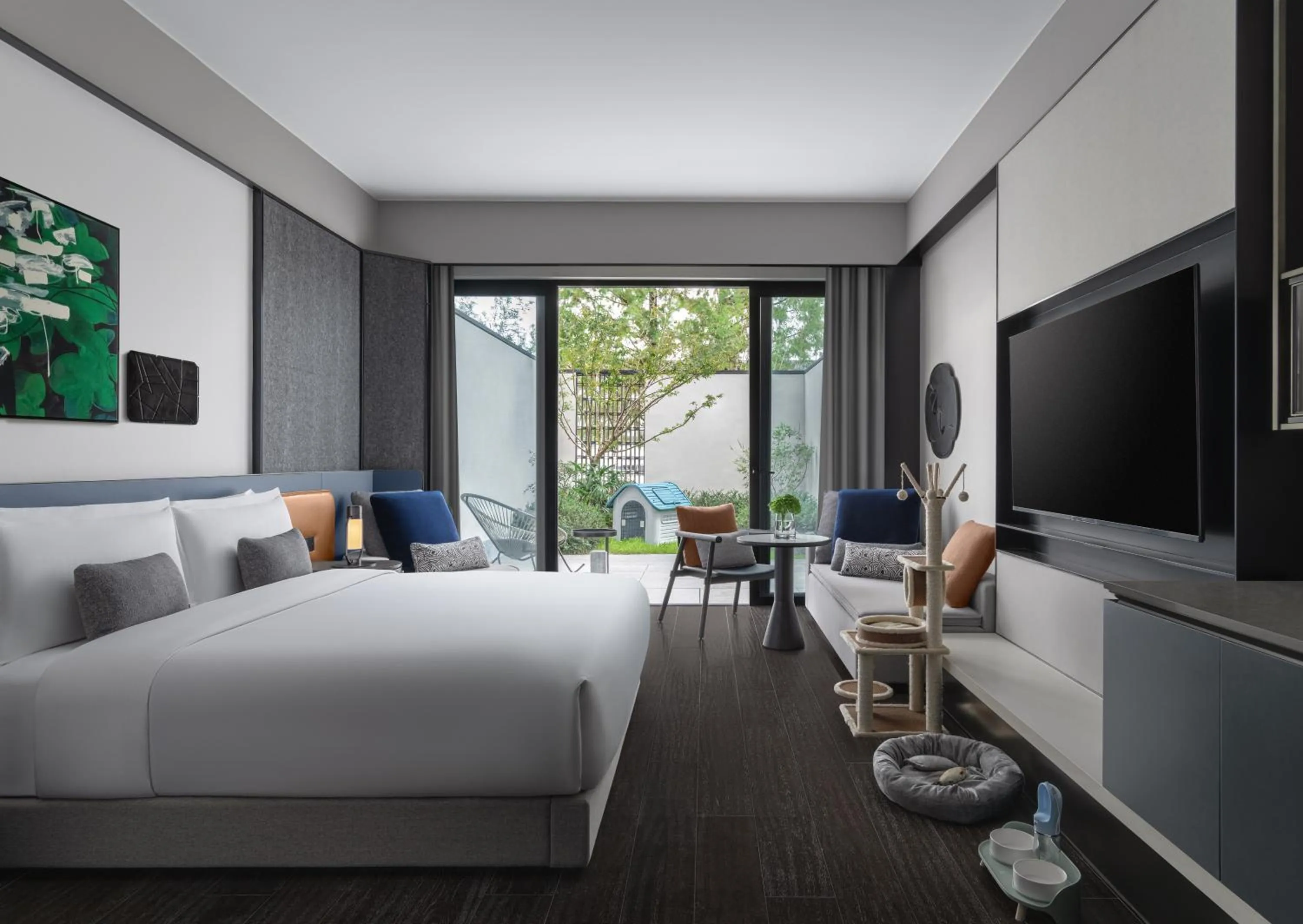 Patio, Bed in Kimpton Bamboo Grove Suzhou by IHG