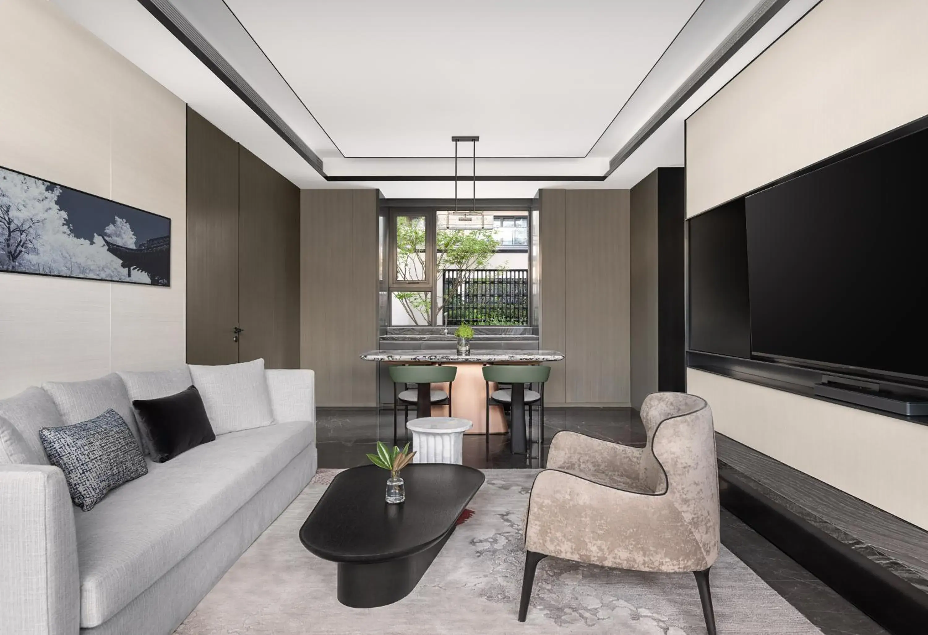 Living room in Kimpton Bamboo Grove Suzhou by IHG Living room in Kimpton Bamboo Grove Suzhou by IHG