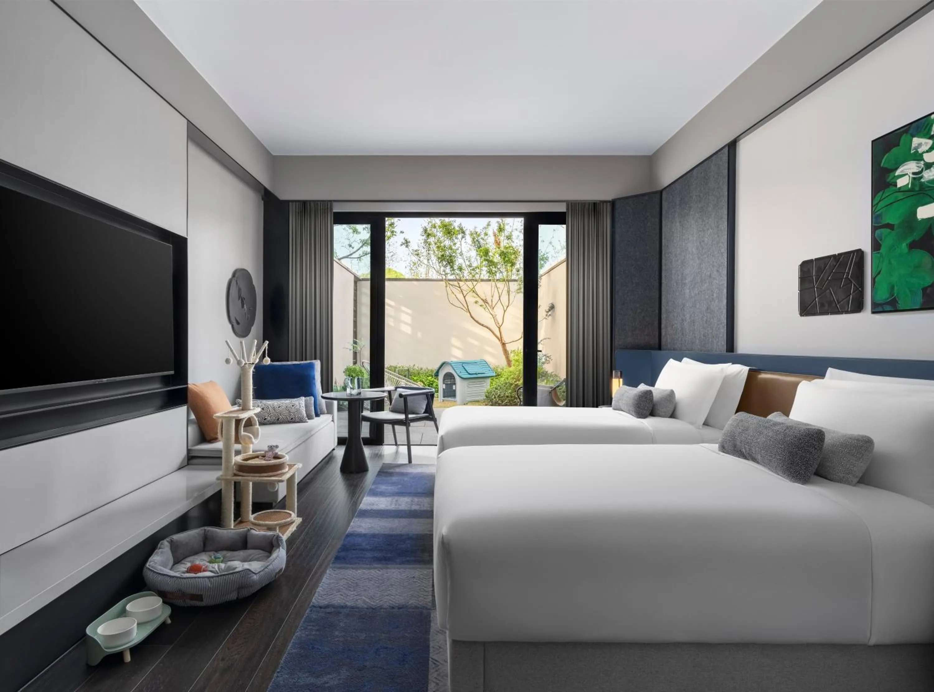 Patio, Bed in Kimpton Bamboo Grove Suzhou by IHG