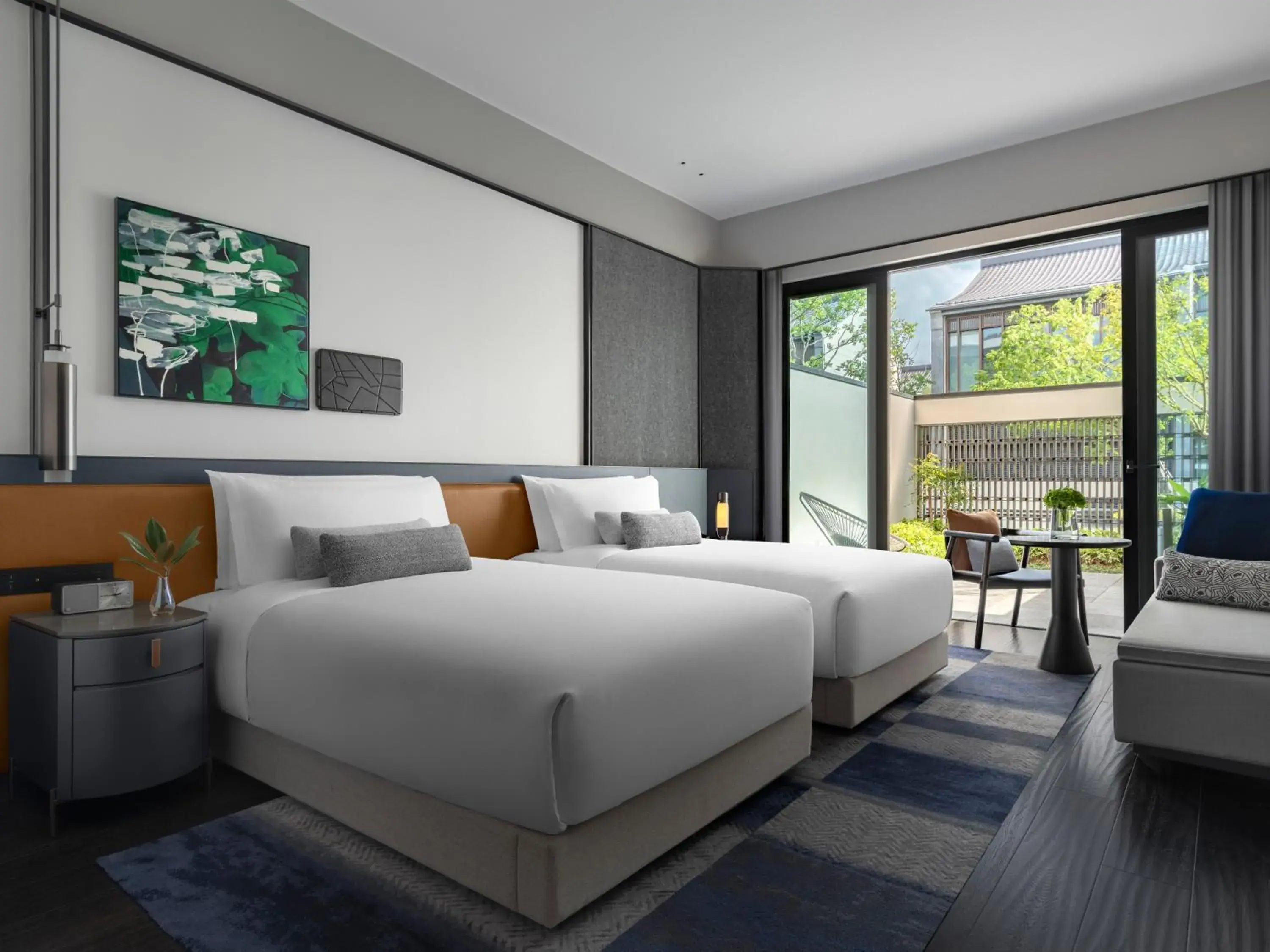 Bed in Kimpton Bamboo Grove Suzhou by IHG Bed in Kimpton Bamboo Grove Suzhou by IHG