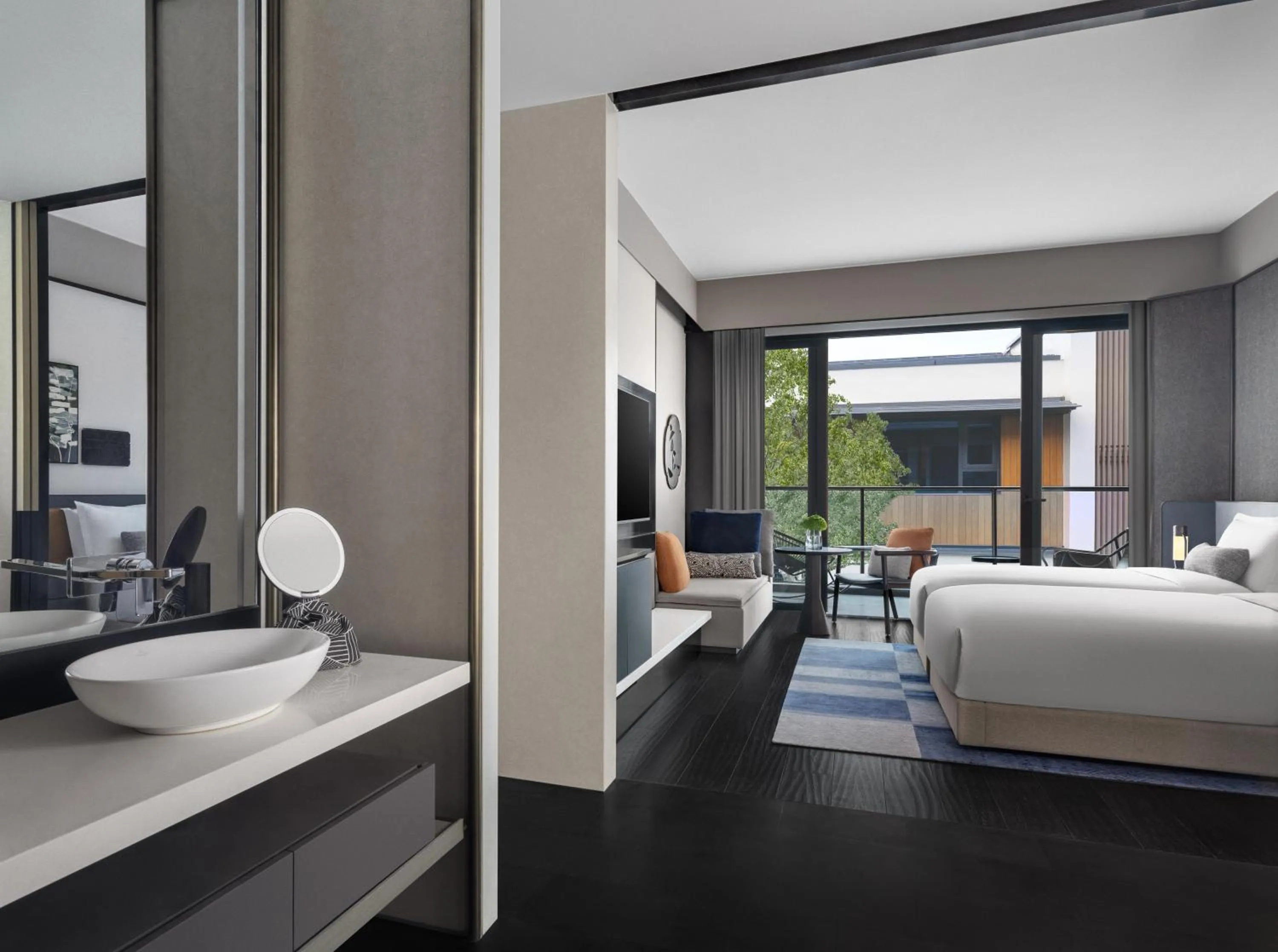 Bed in Kimpton Bamboo Grove Suzhou by IHG