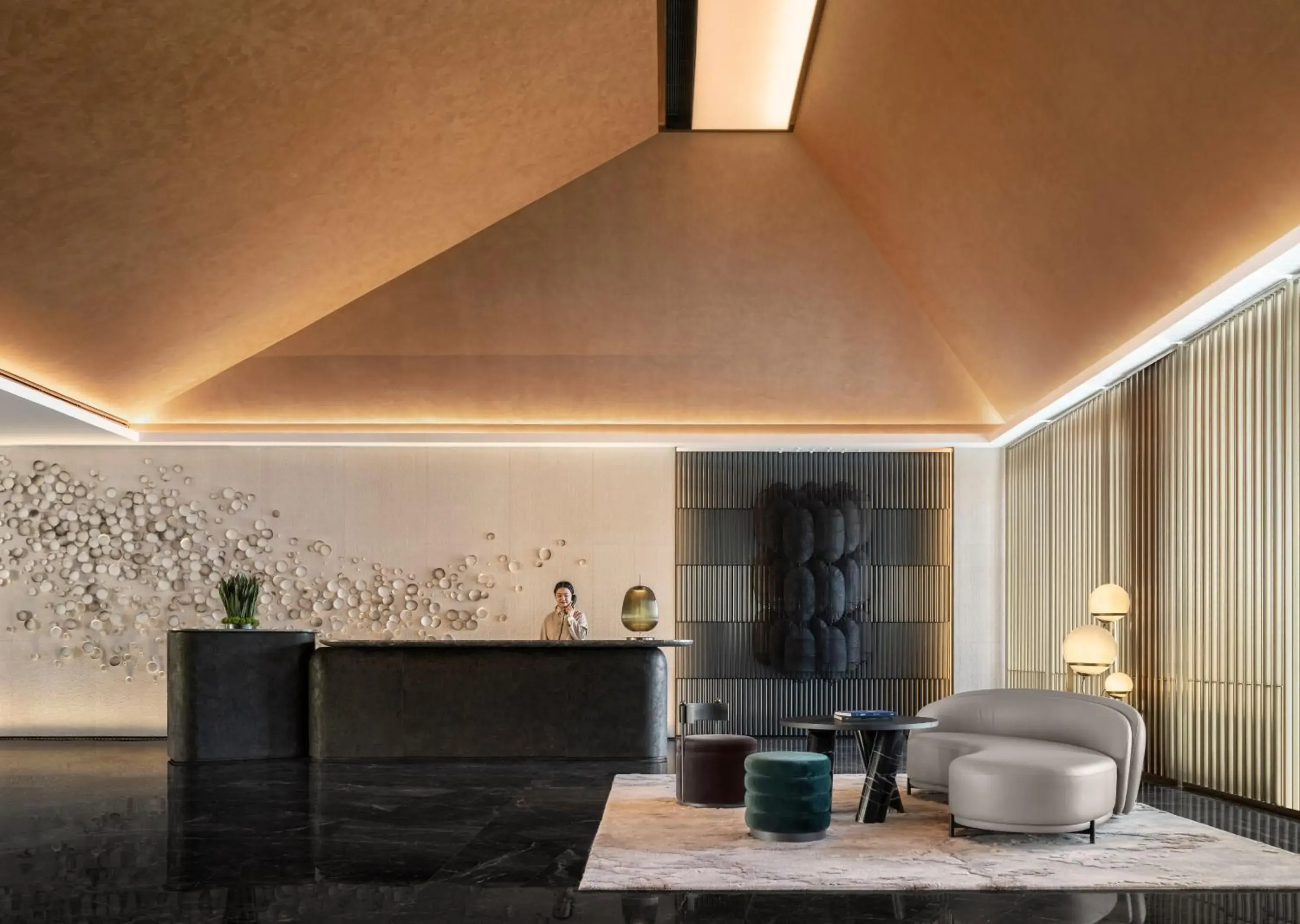 Lobby or reception in Kimpton Bamboo Grove Suzhou by IHG Lobby or reception in Kimpton Bamboo Grove Suzhou by IHG