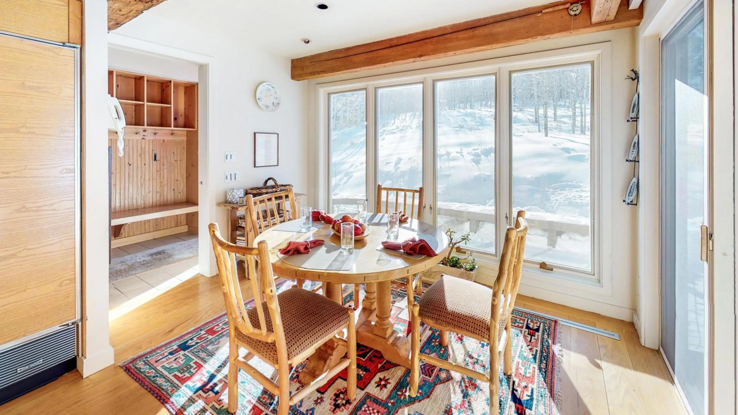 Dining area in Trails Edge by Snowmass Vacations