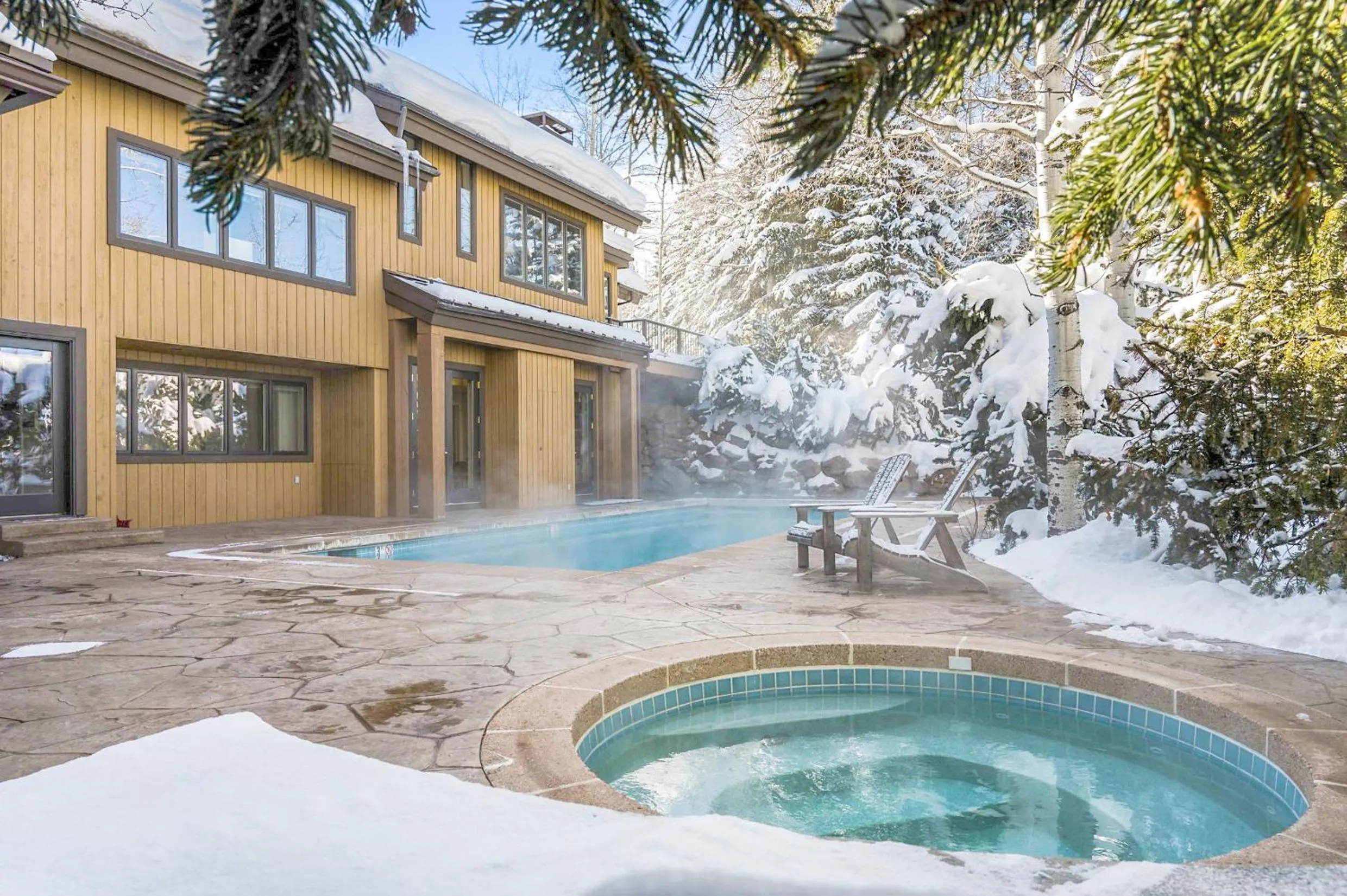 Hot Tub in Trails Edge by Snowmass Vacations