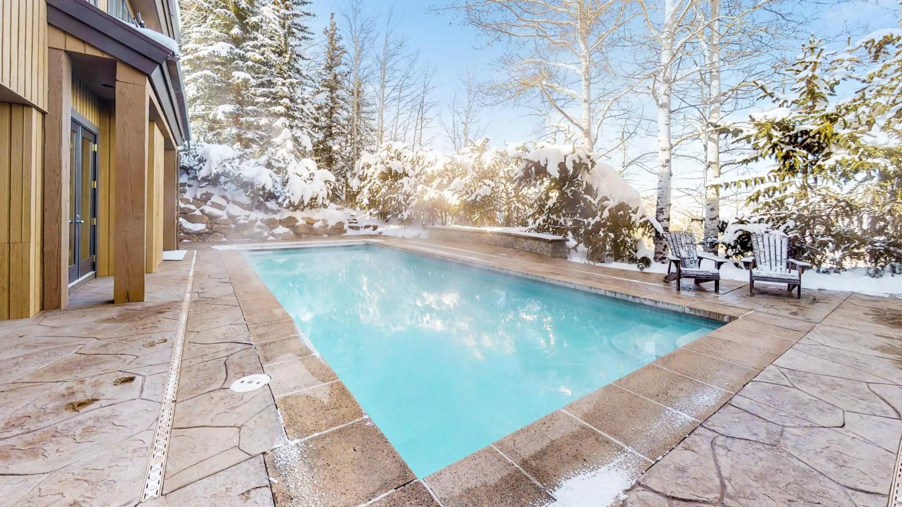 Swimming pool in Trails Edge by Snowmass Vacations