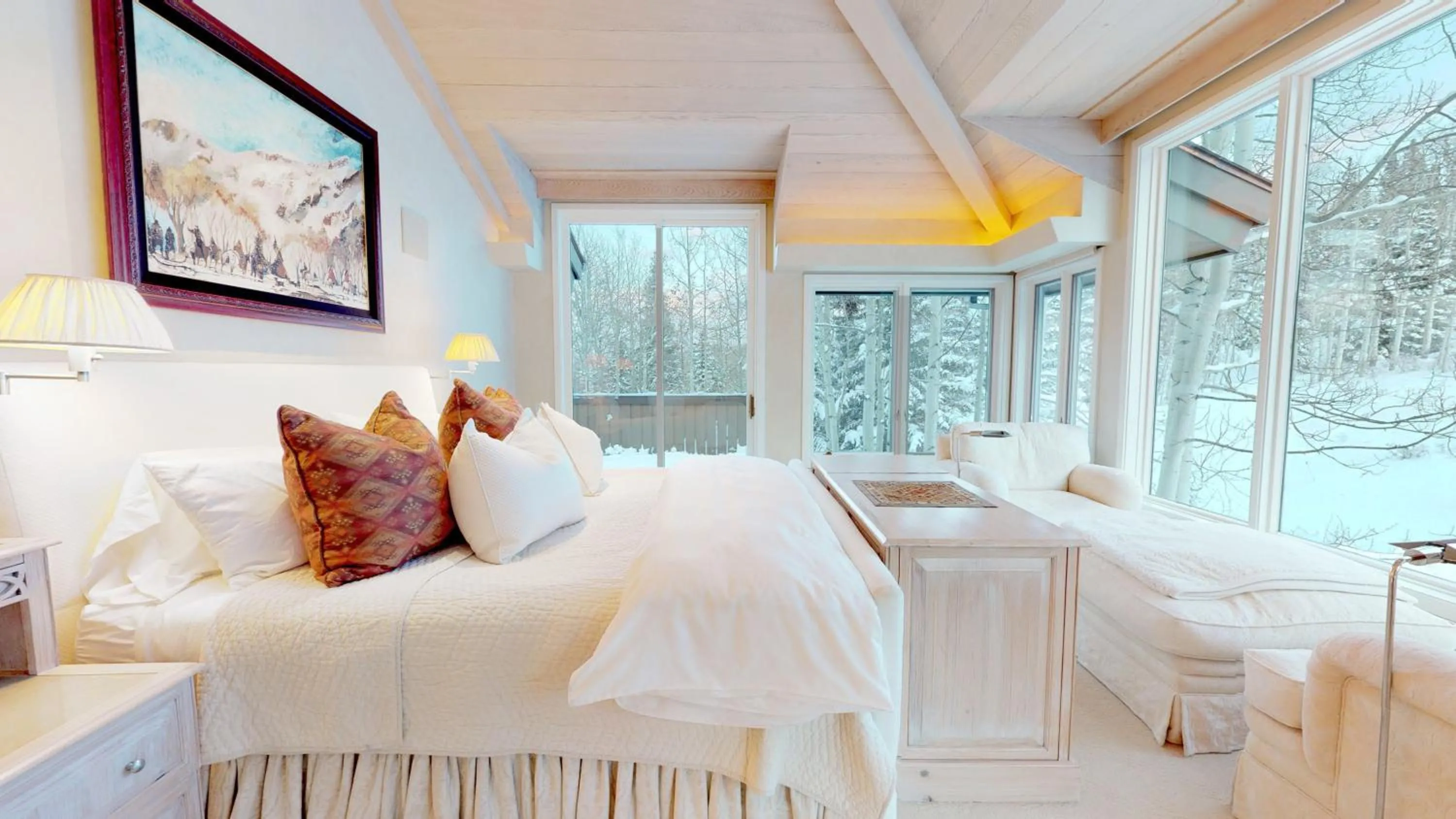 Bedroom, Bed in Trails Edge by Snowmass Vacations