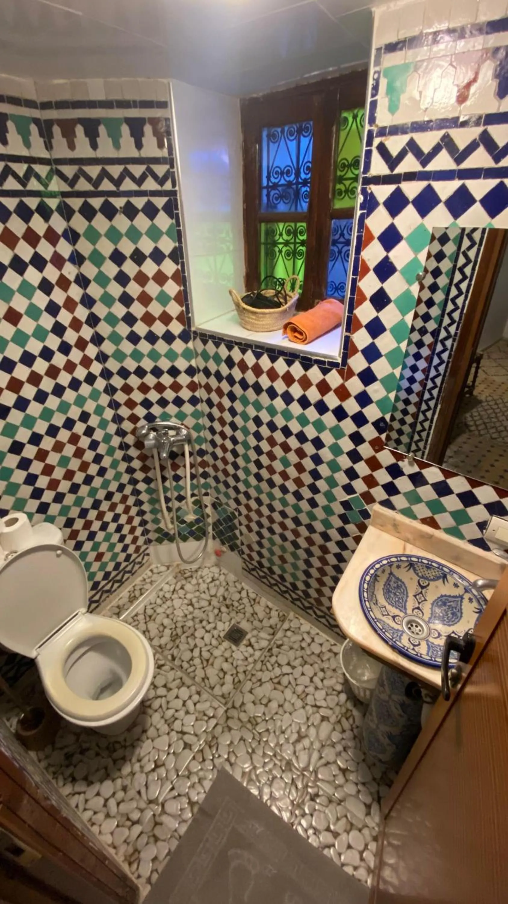 Shower in Riad Dar Rabha