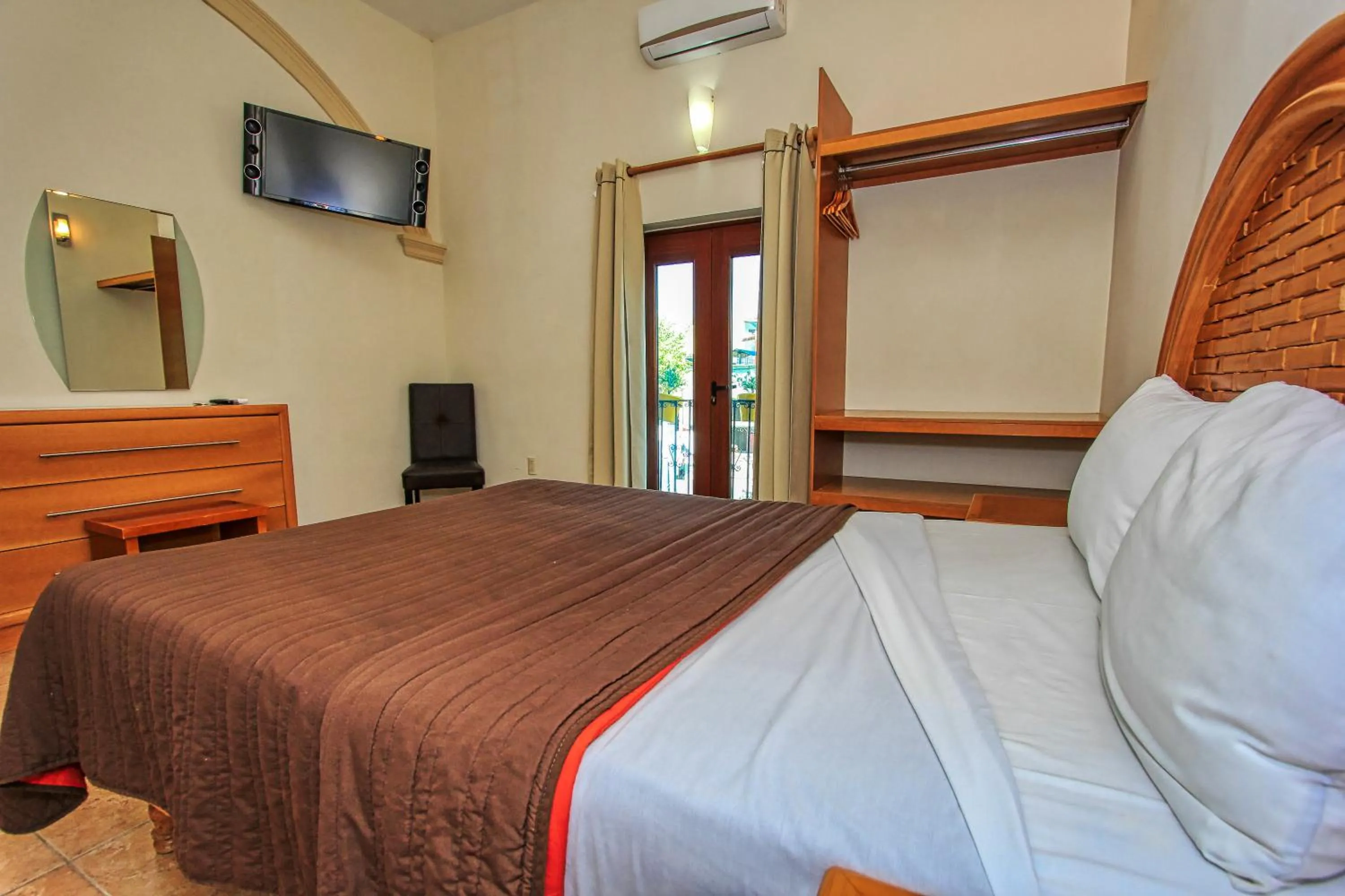 Bed in Hotel Santa Rita