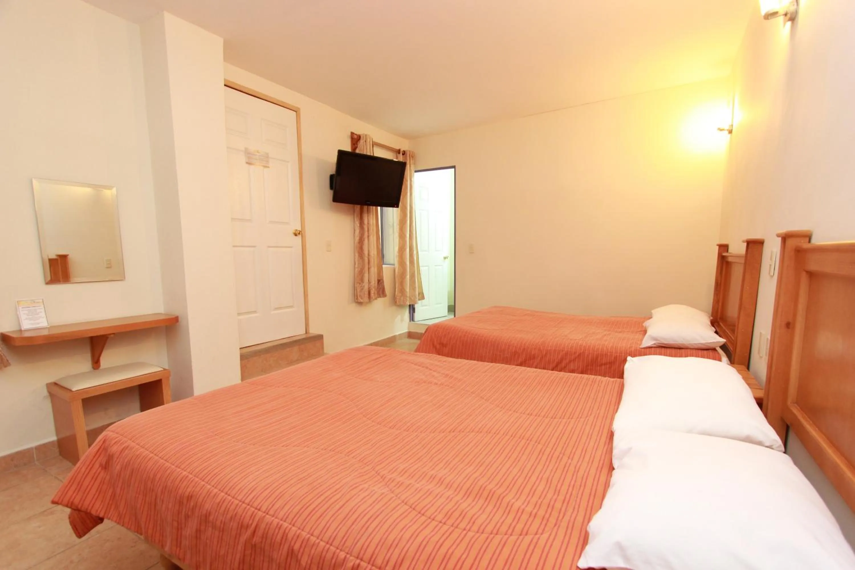 Bed in Hotel Santa Rita