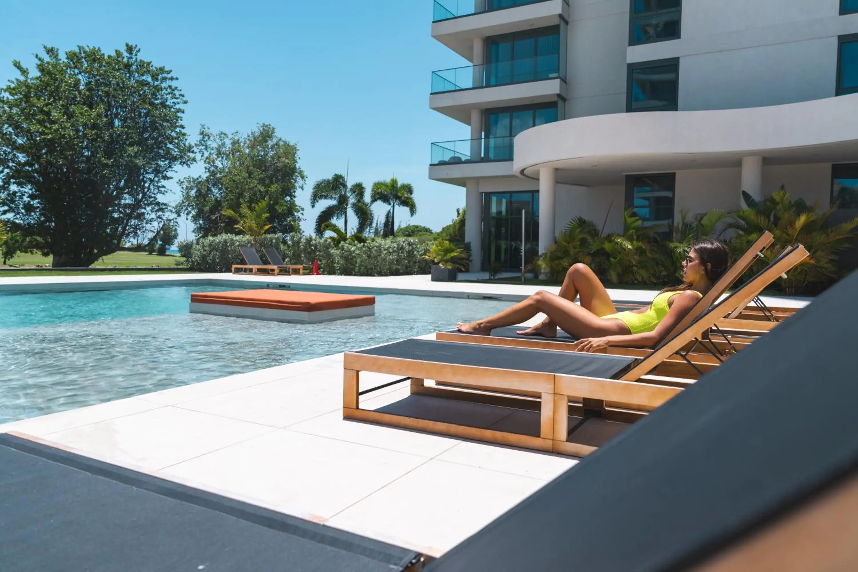 Swimming pool in Fourteen at Mullet Bay Swimming pool in Fourteen at Mullet Bay