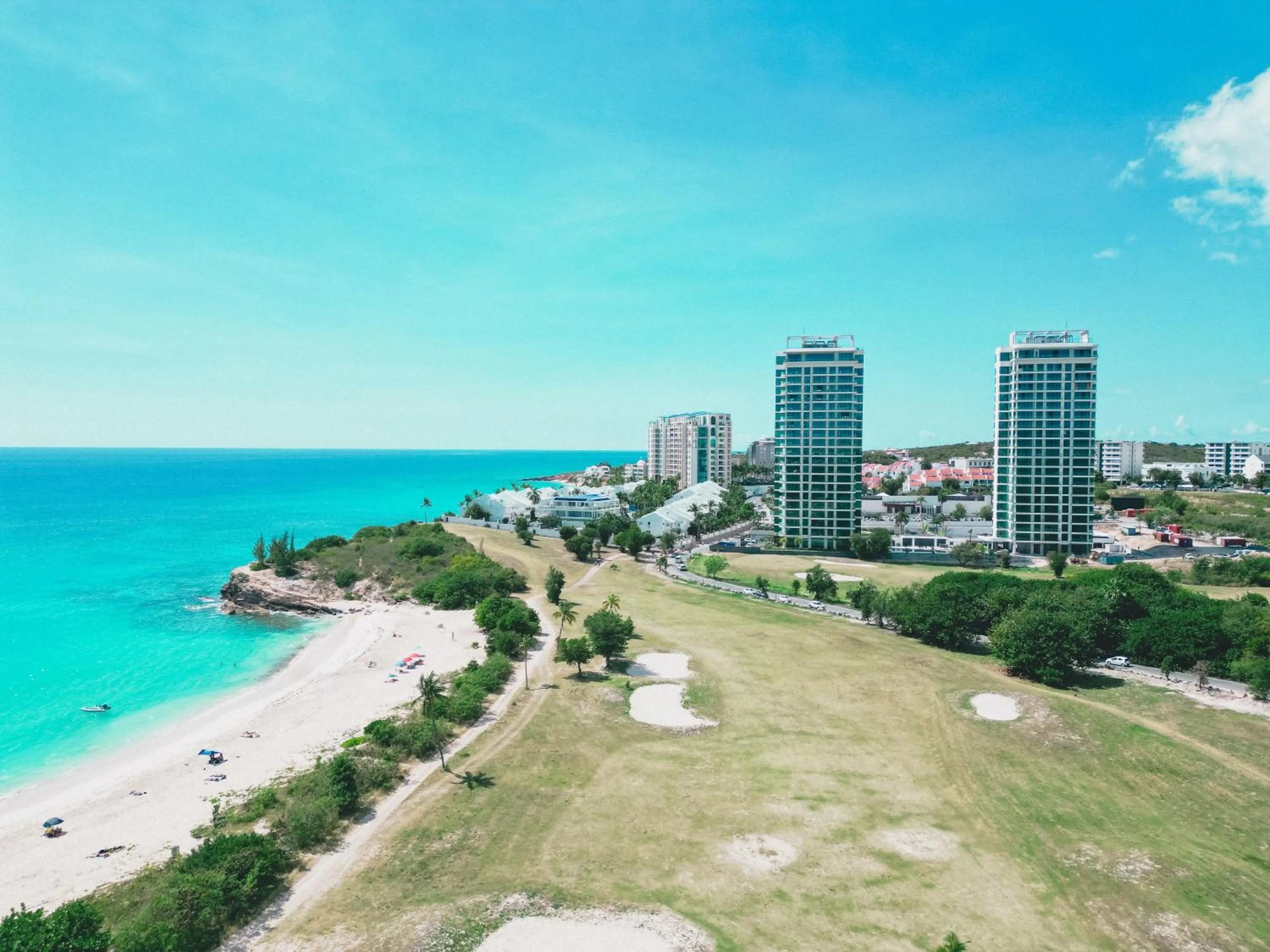 Bird's eye view in Fourteen at Mullet Bay