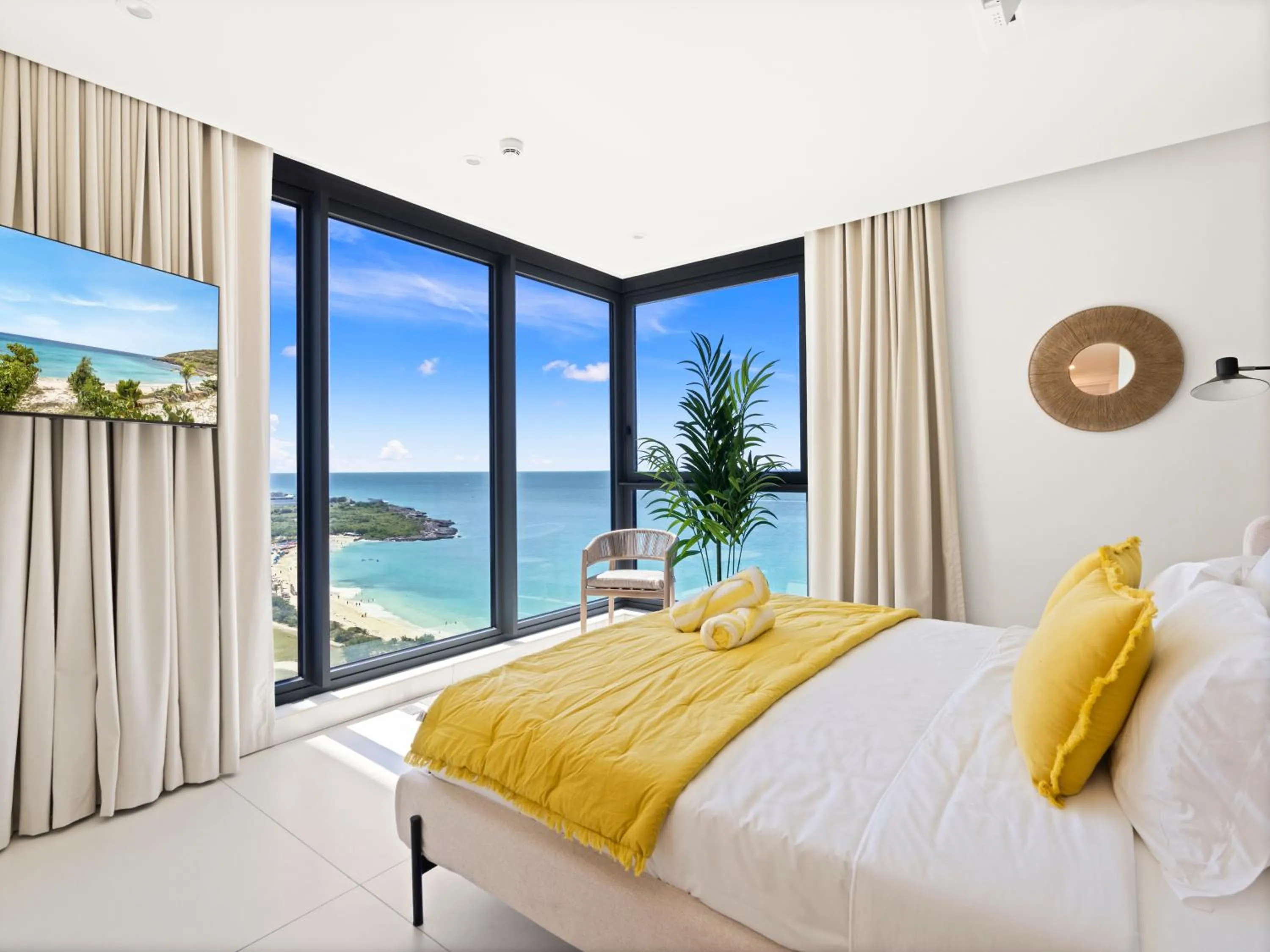 Bedroom, Bed in Fourteen at Mullet Bay