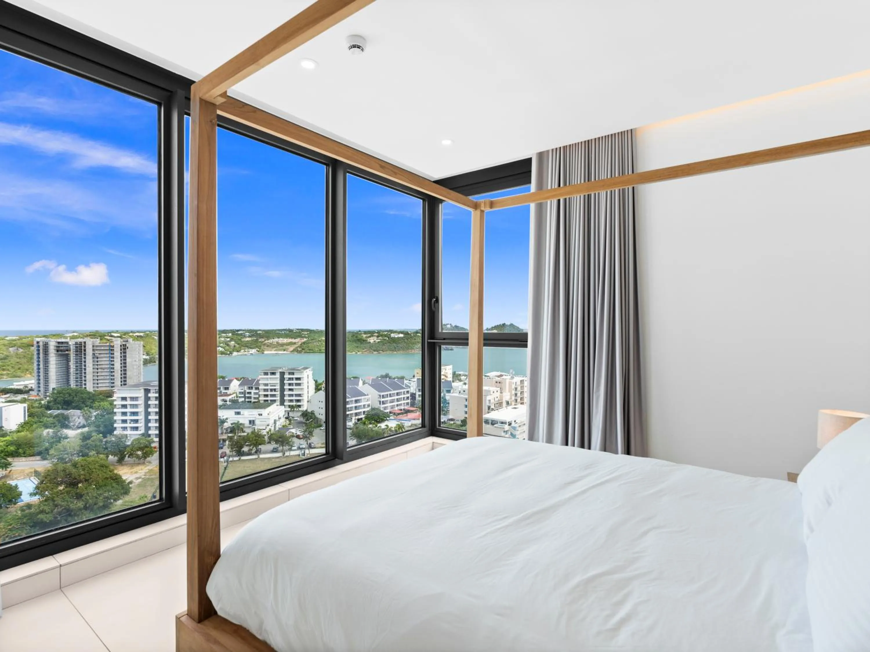 Bed in Fourteen at Mullet Bay