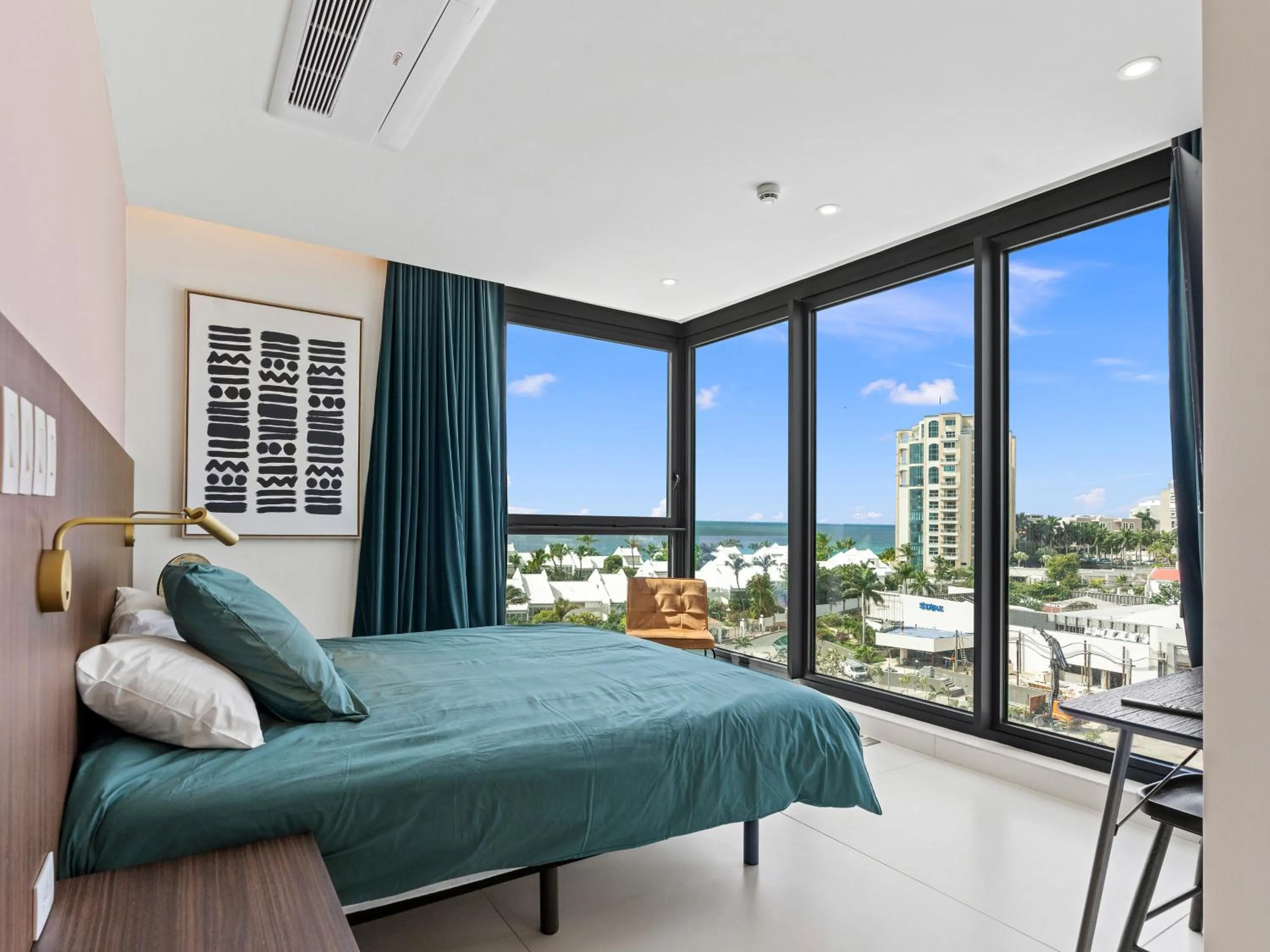 Bed in Fourteen at Mullet Bay