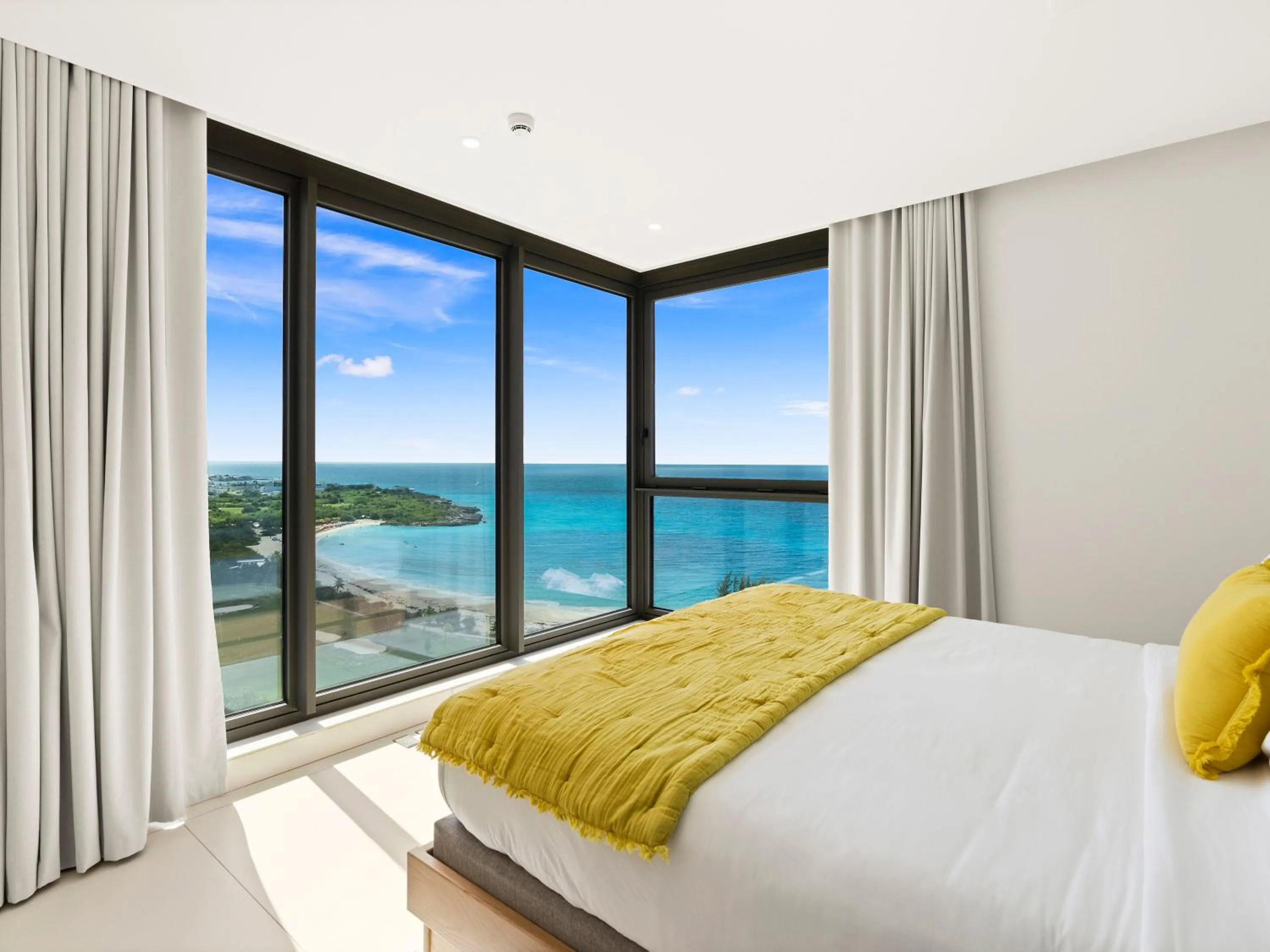 View (from property/room), Bed in Fourteen at Mullet Bay