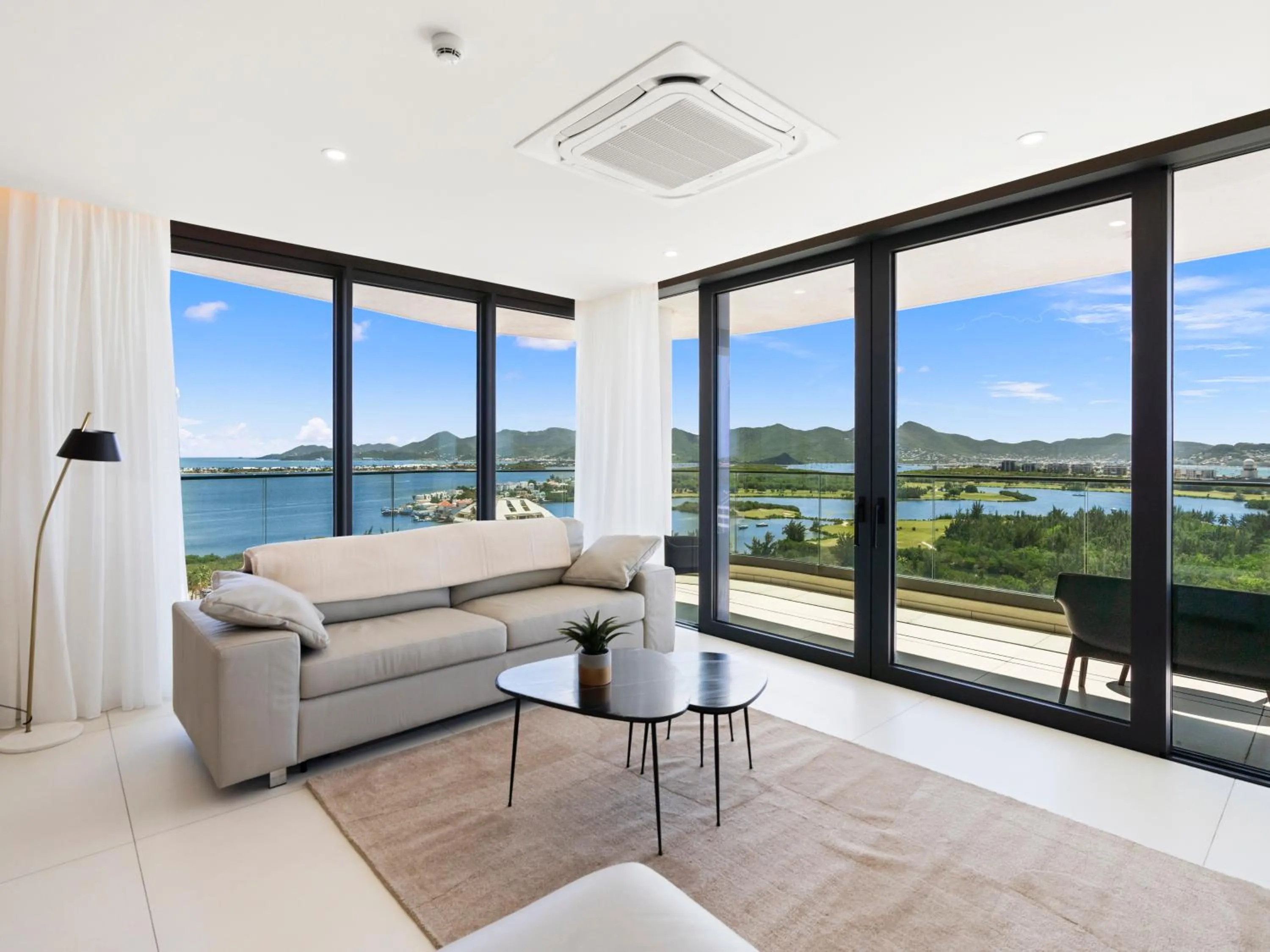 Living room in Fourteen at Mullet Bay