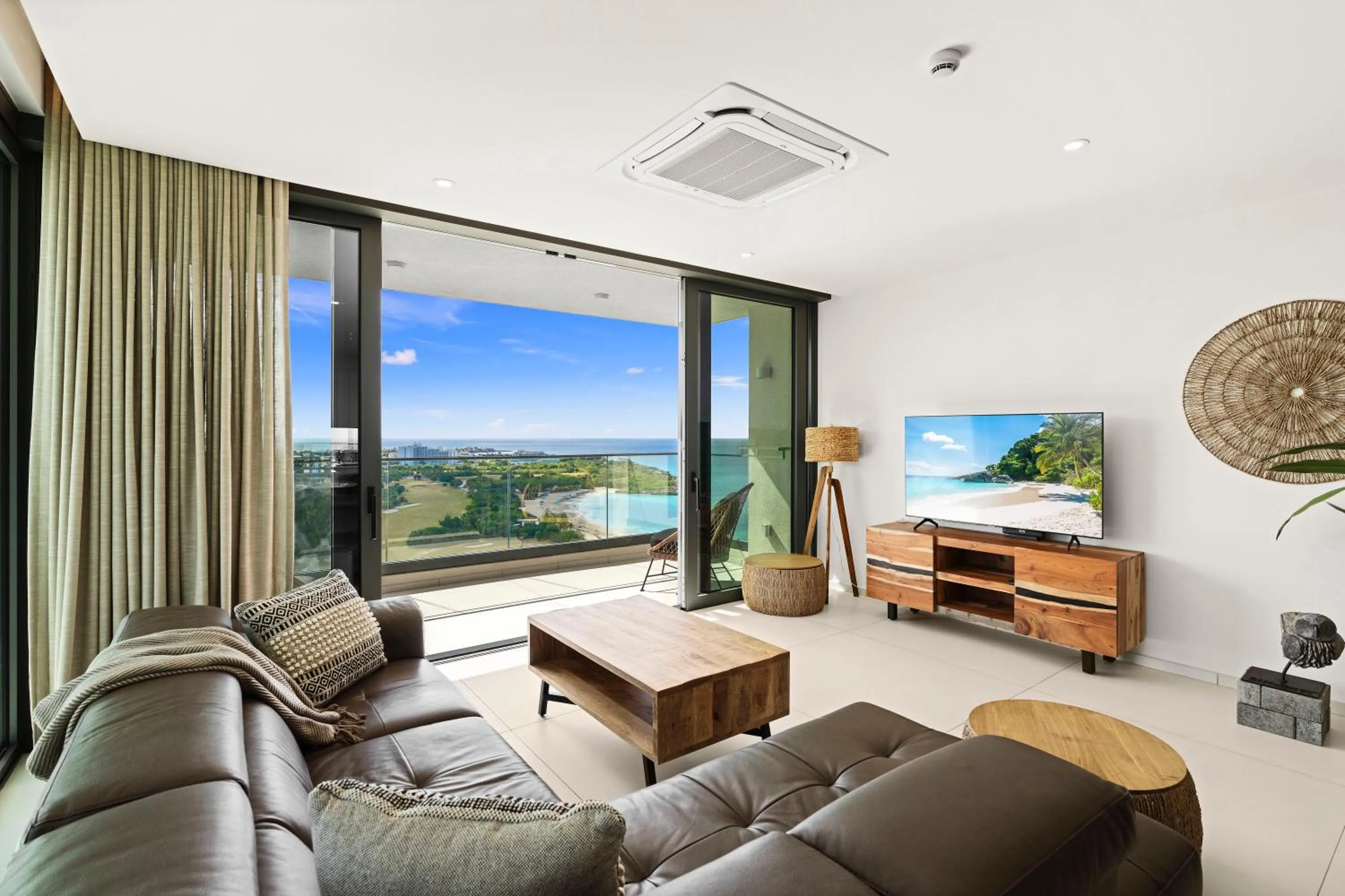 Living room in Fourteen at Mullet Bay