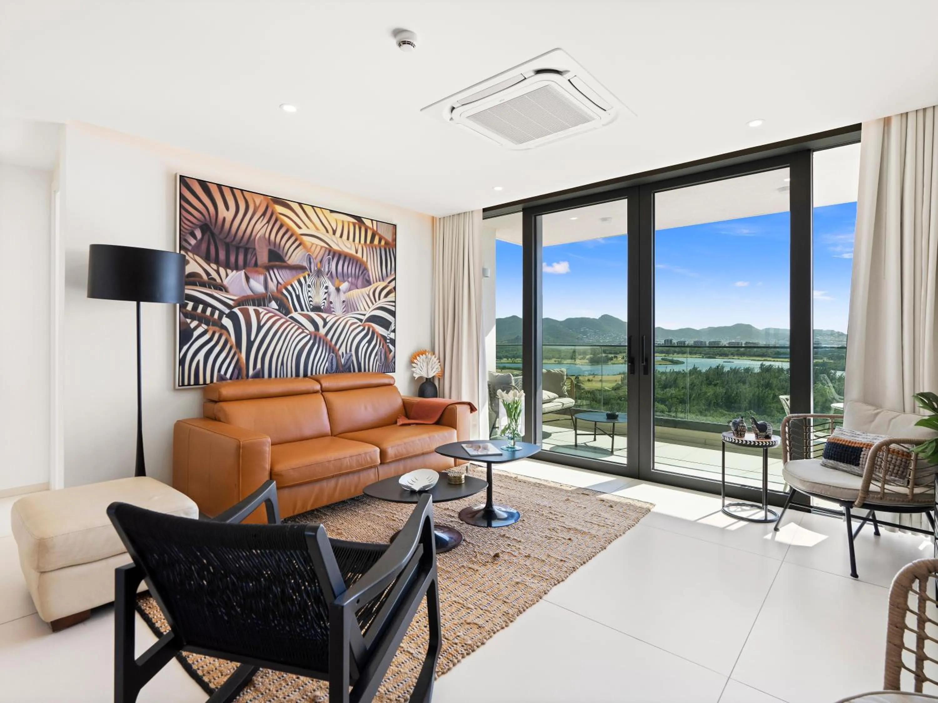 Living room in Fourteen at Mullet Bay