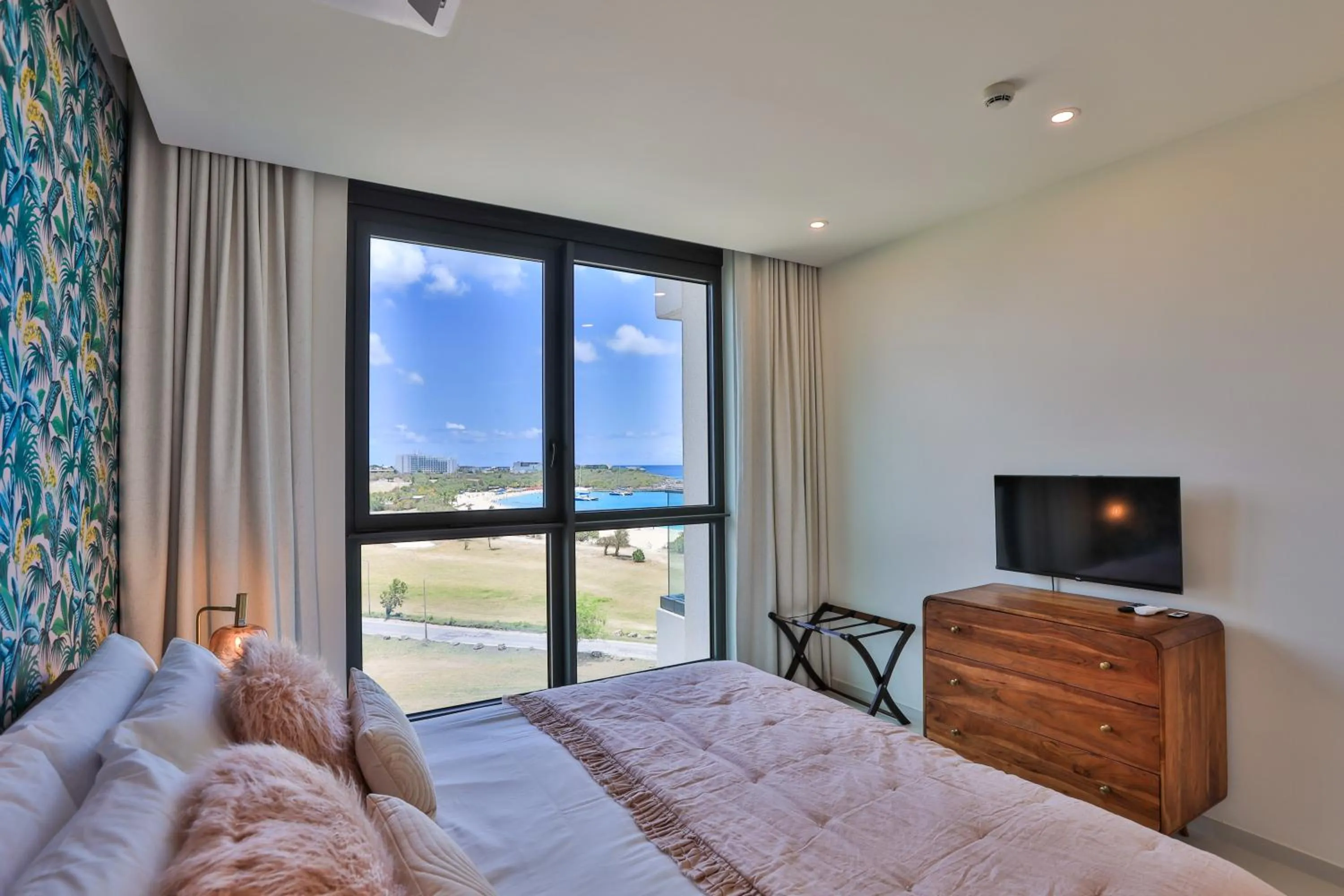 Bed in Fourteen at Mullet Bay