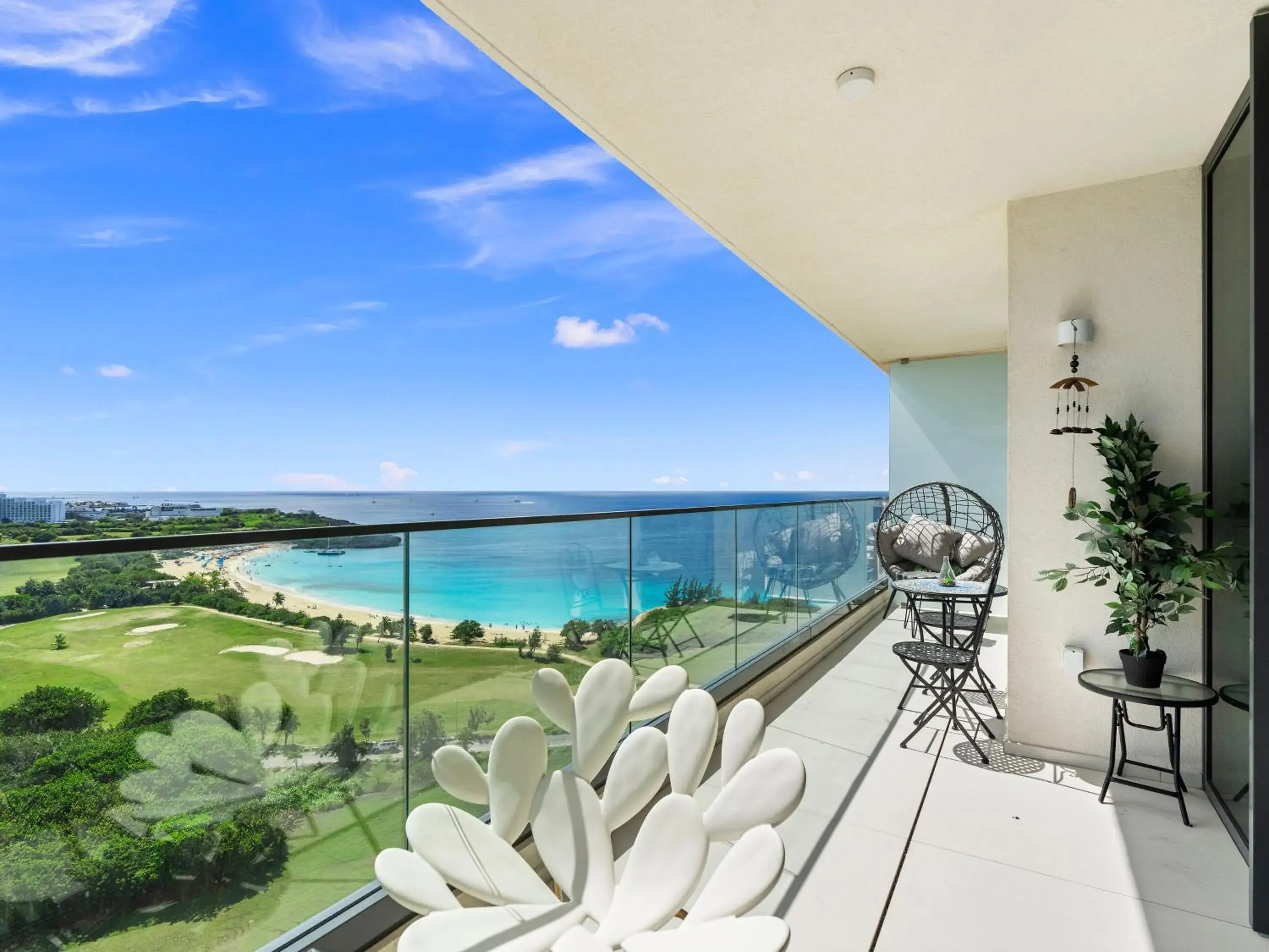 Sea view in Fourteen at Mullet Bay Sea view in Fourteen at Mullet Bay