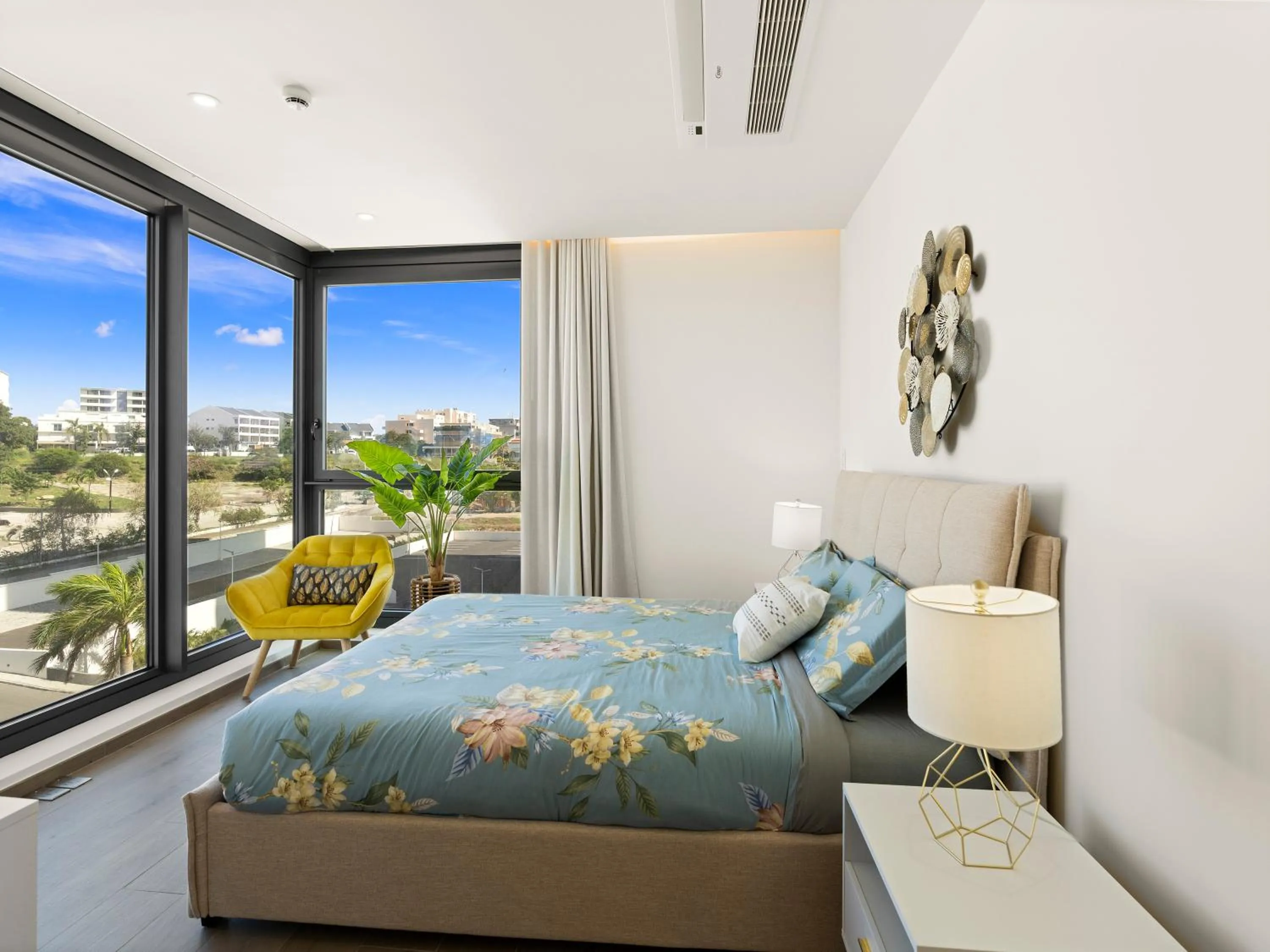 Bed in Fourteen at Mullet Bay