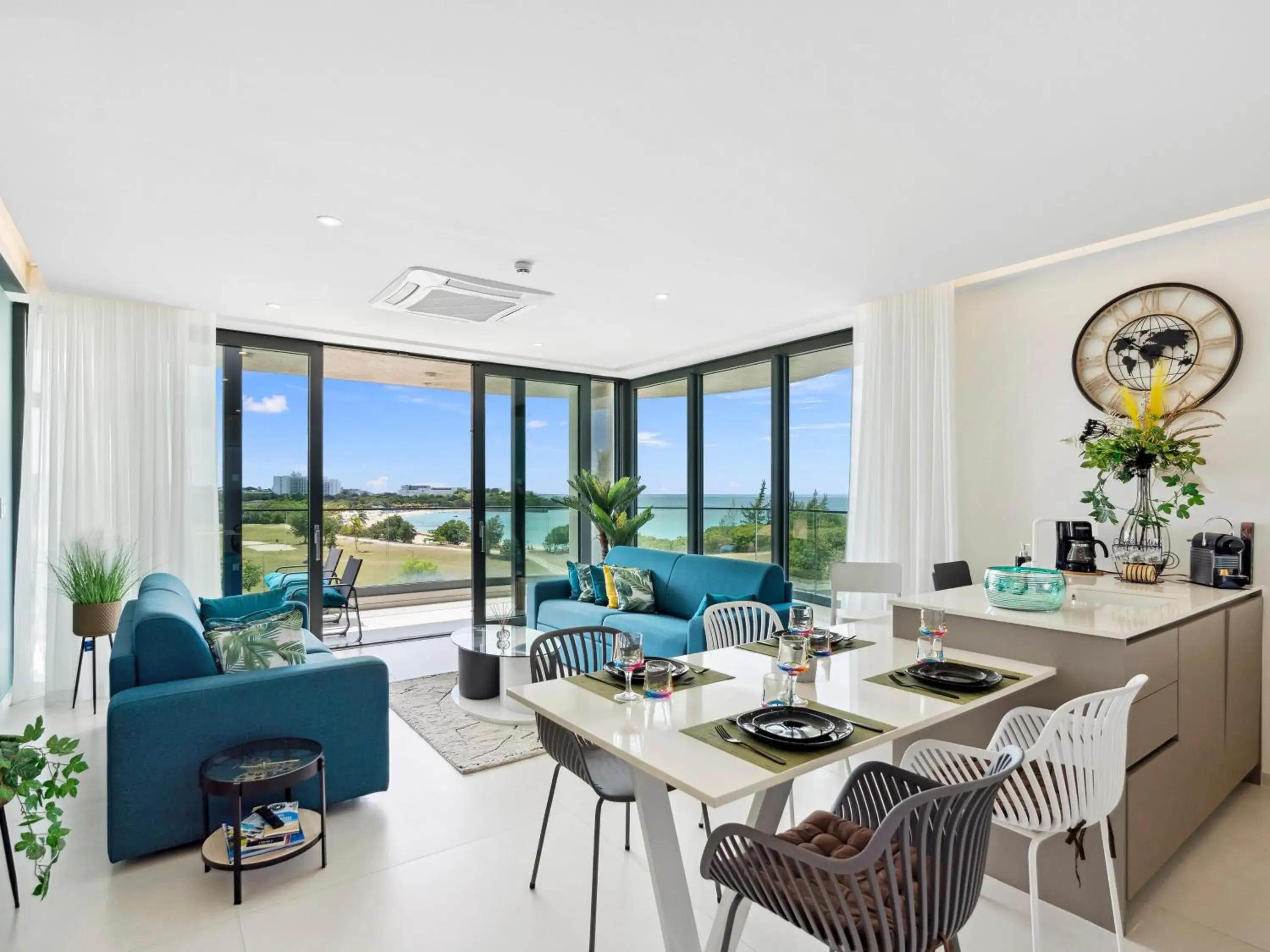 Living room in Fourteen at Mullet Bay Living room in Fourteen at Mullet Bay