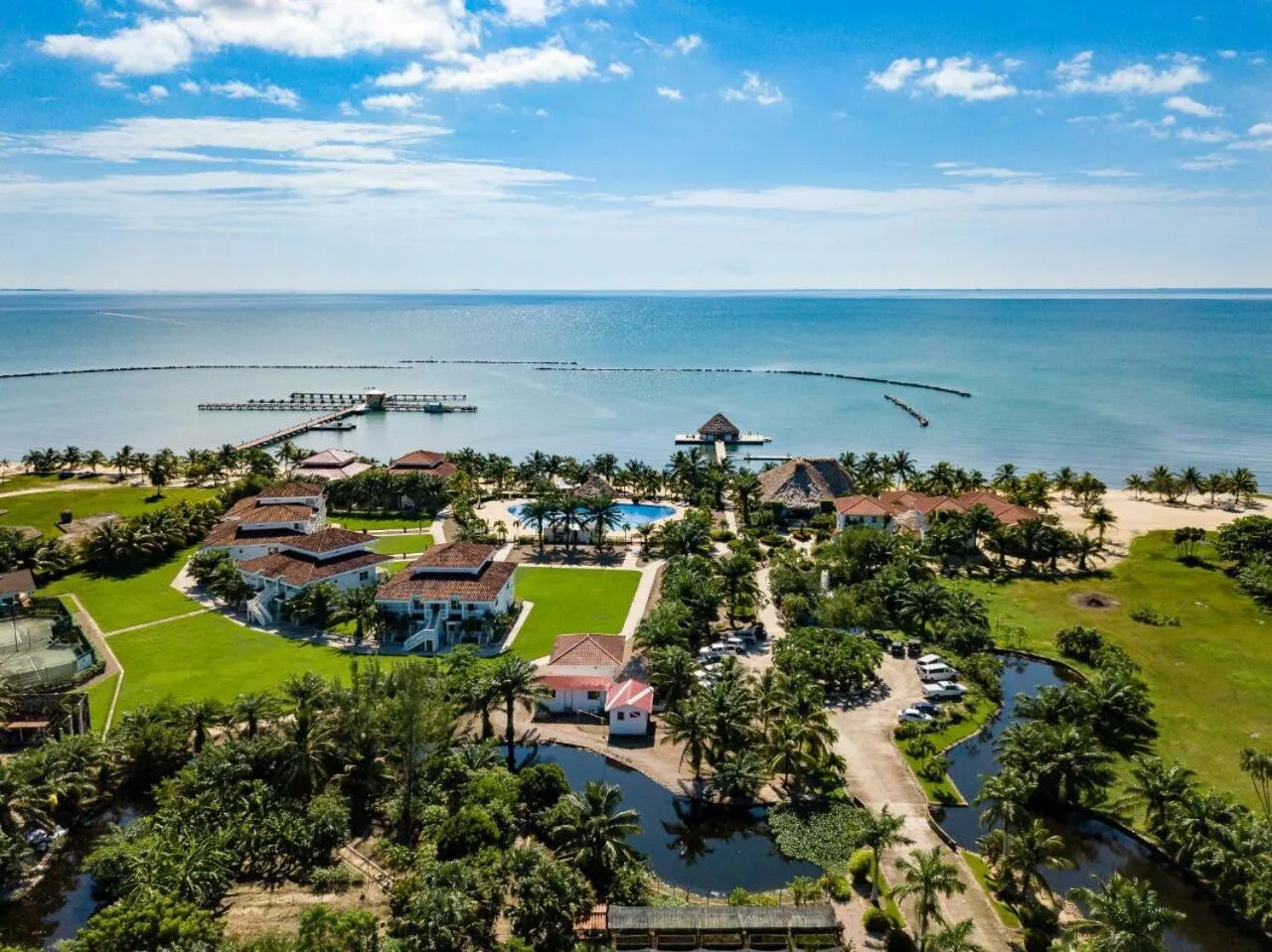 Bird's eye view in Placencia Resort