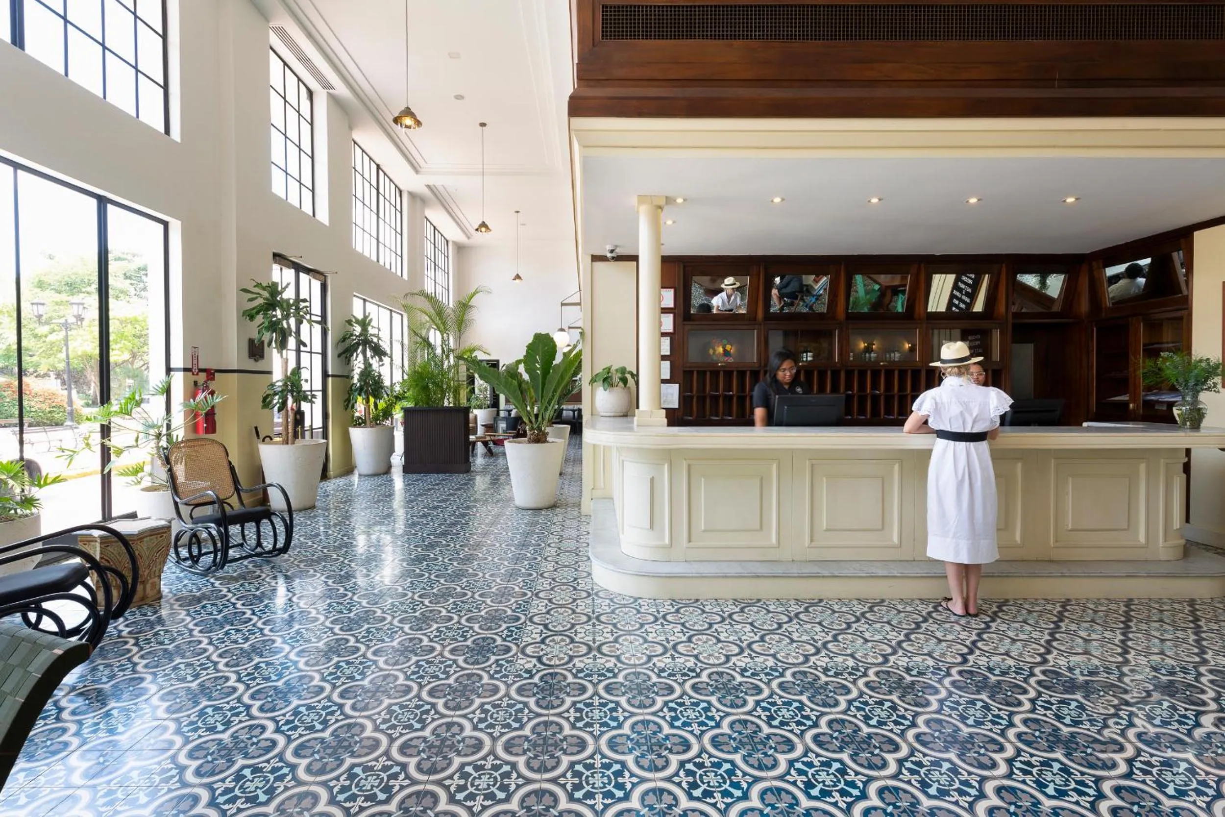 Lobby or reception in American Trade Hotel