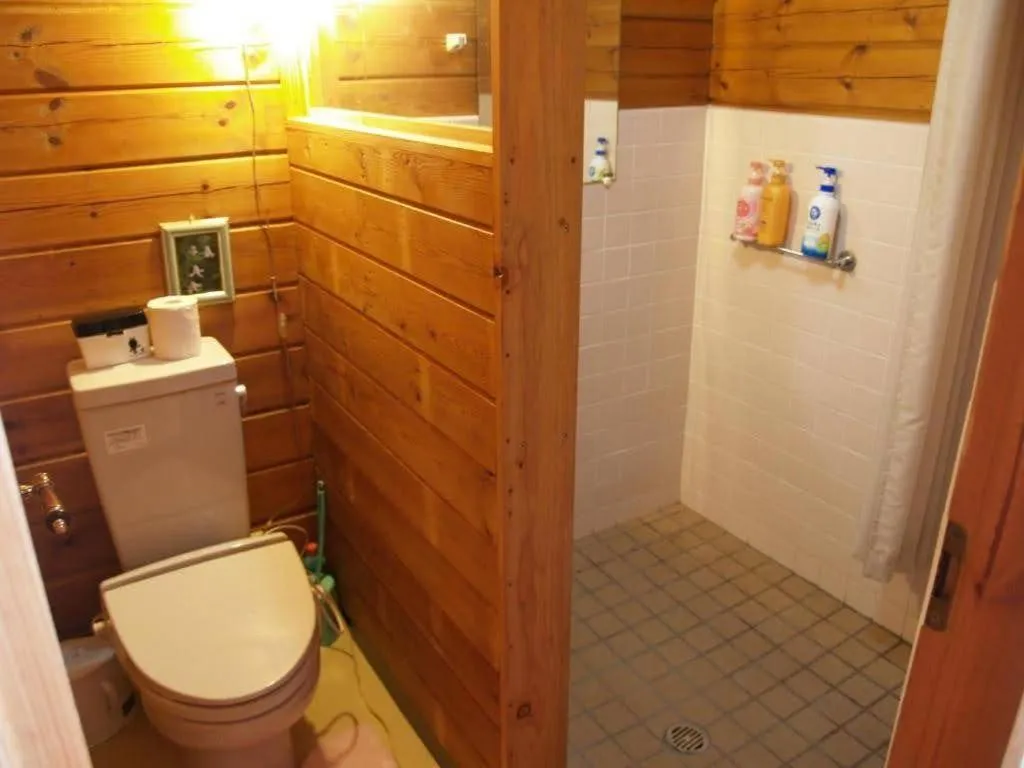 Shower in Woody House Kazamidori