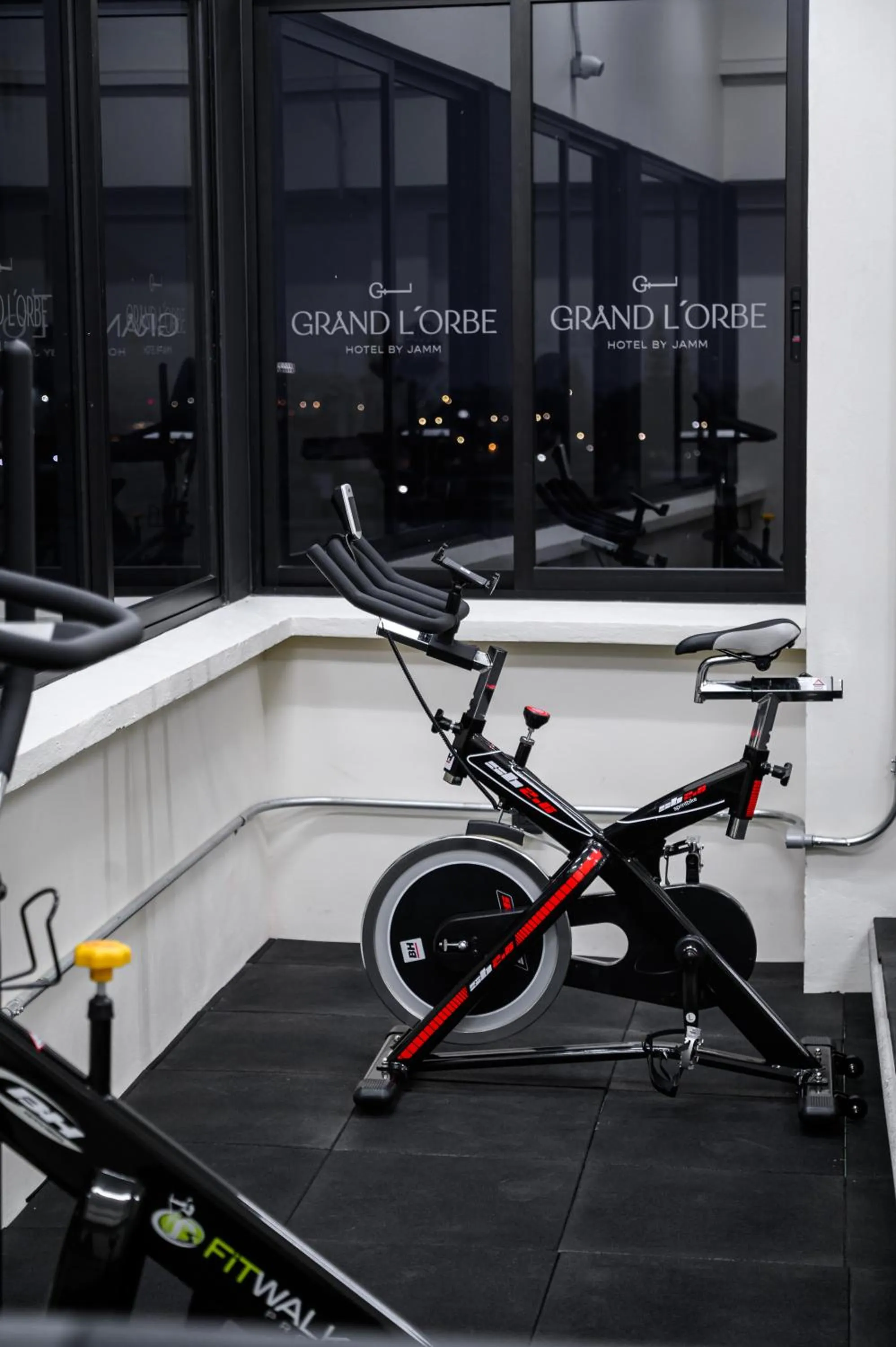 Fitness centre/facilities in Hotel Grand L'Orbe by JAMM