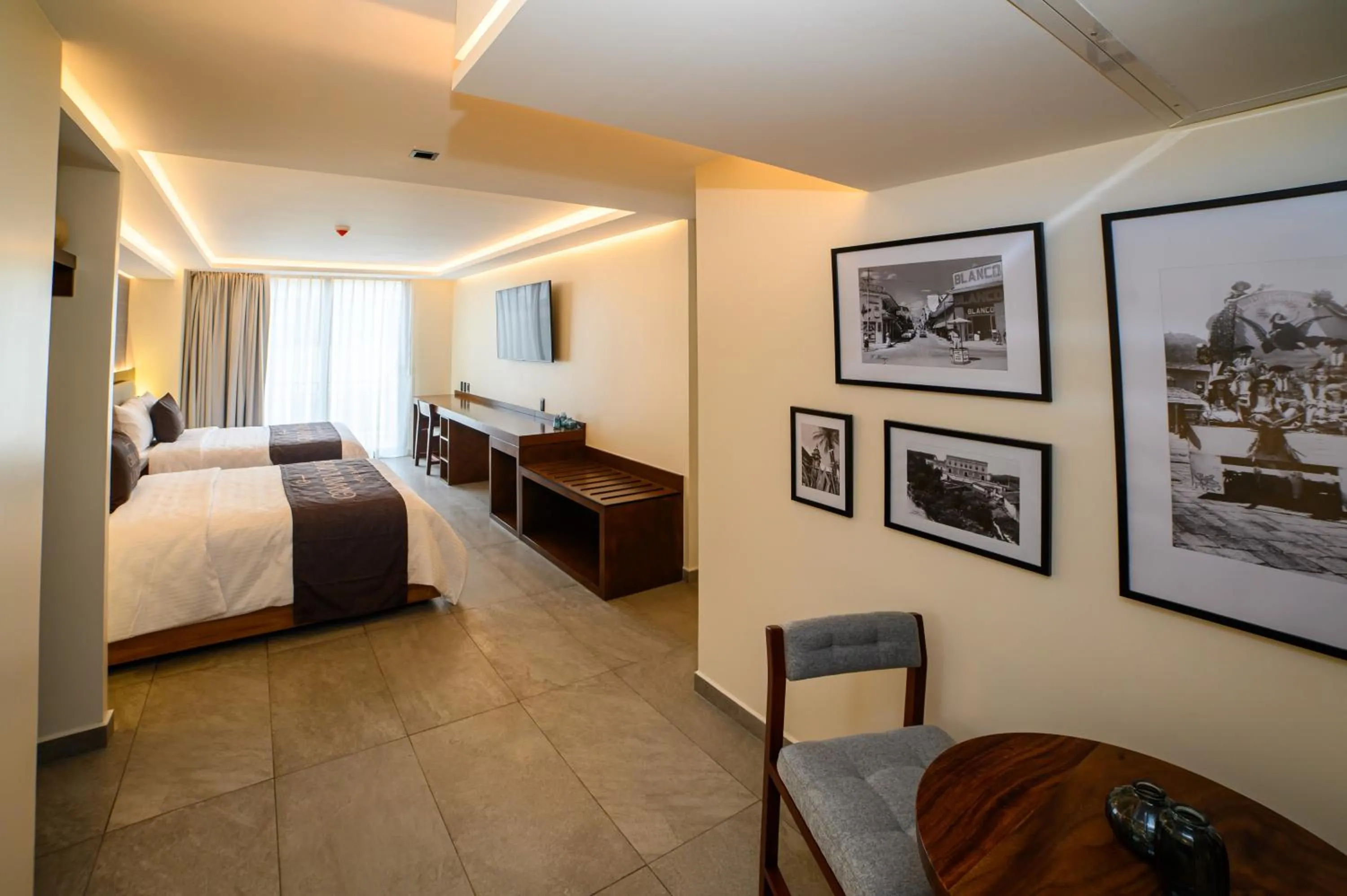 Bed in Hotel Grand L'Orbe by JAMM