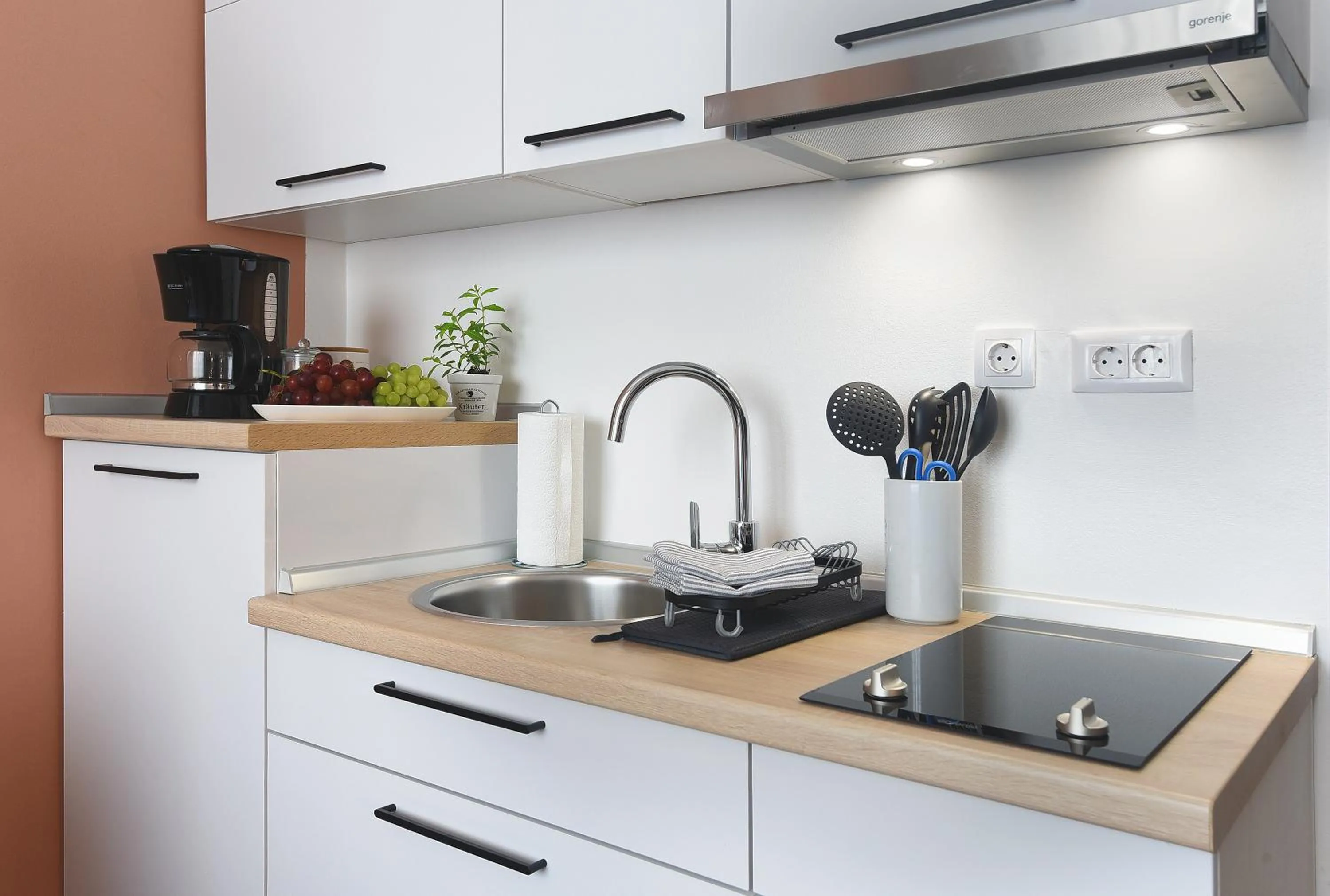 Kitchen or kitchenette in Emi Luxury Apartments