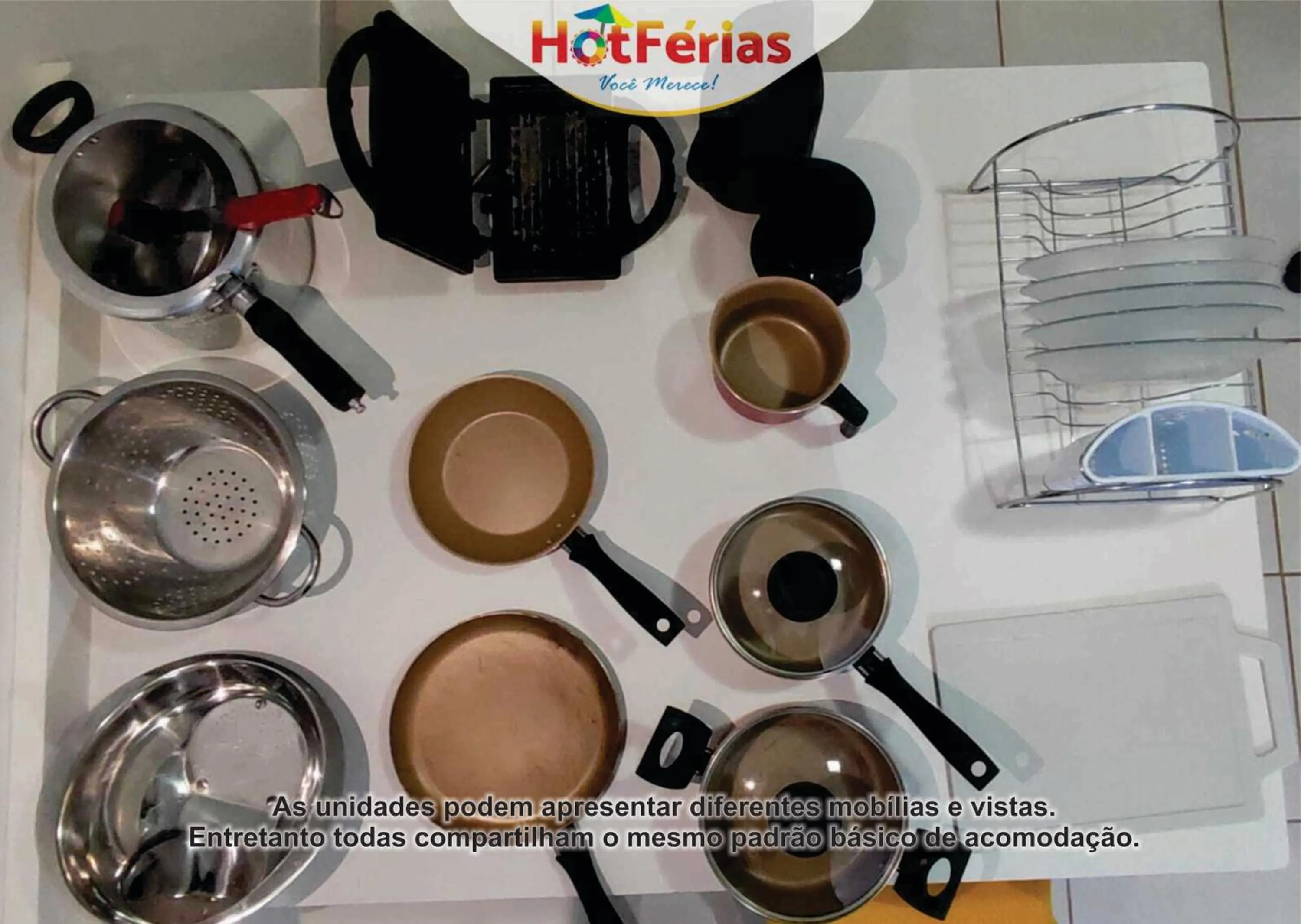 Kitchen or kitchenette in HotFérias - Flat no Enseada Caldas Novas, acesso ao Lago e pesca permitida, próx ao Náutico Praia Clube