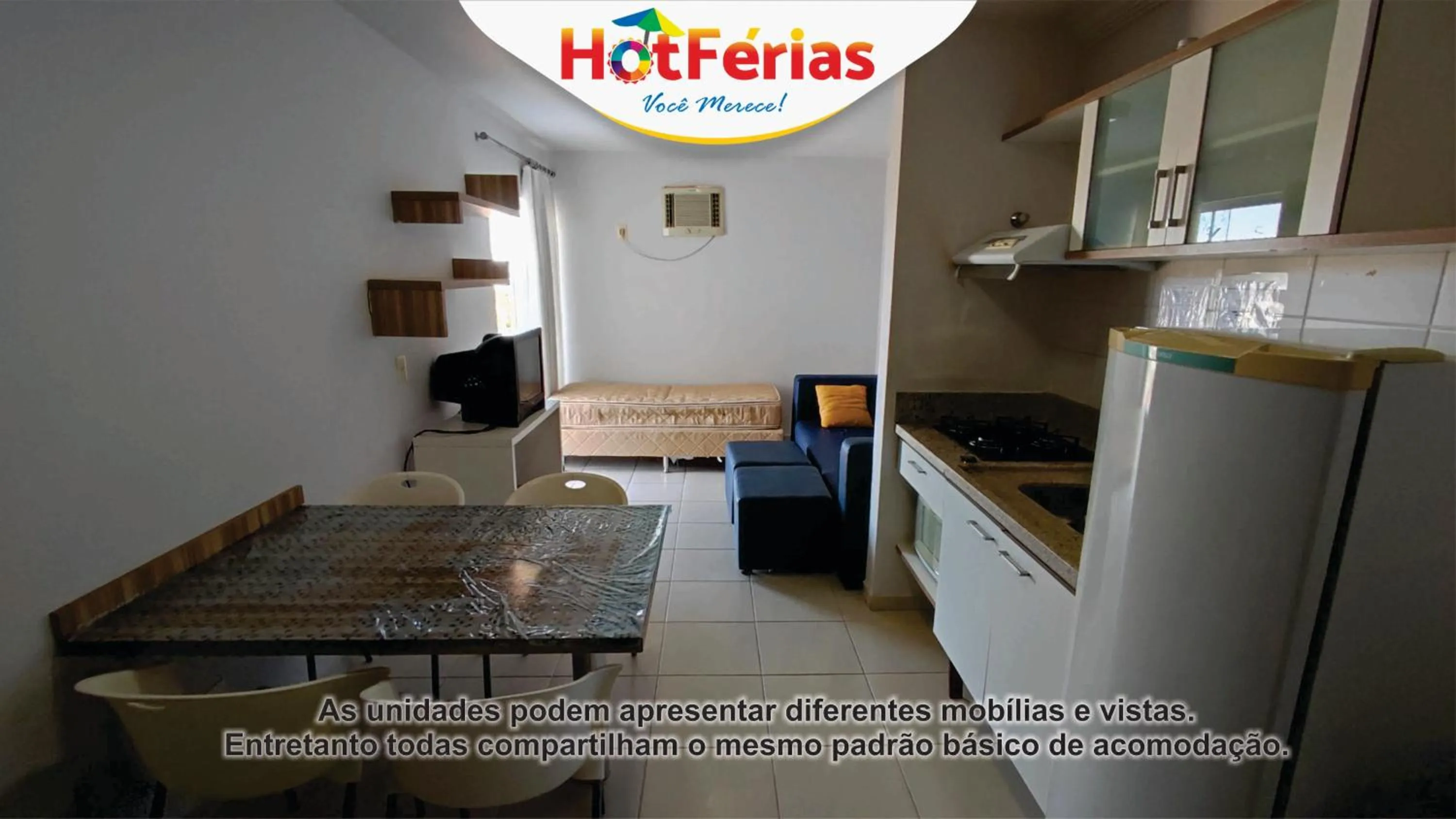 Communal lounge/ TV room in HotFérias - Flat no Enseada Caldas Novas, acesso ao Lago e pesca permitida, próx ao Náutico Praia Clube