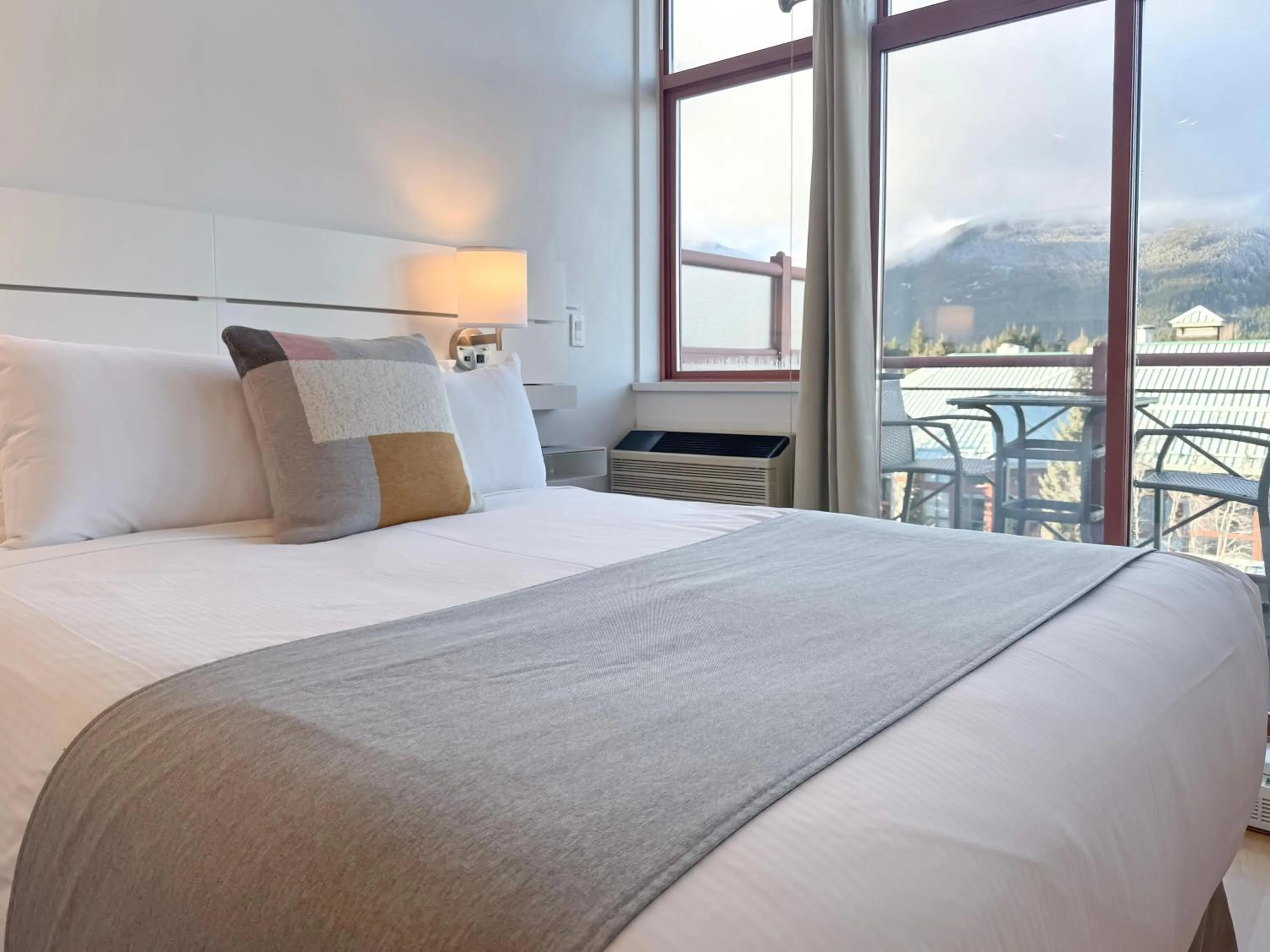 Bed in Alpenglow Lodge Rainbow Look Out Studio by MVA