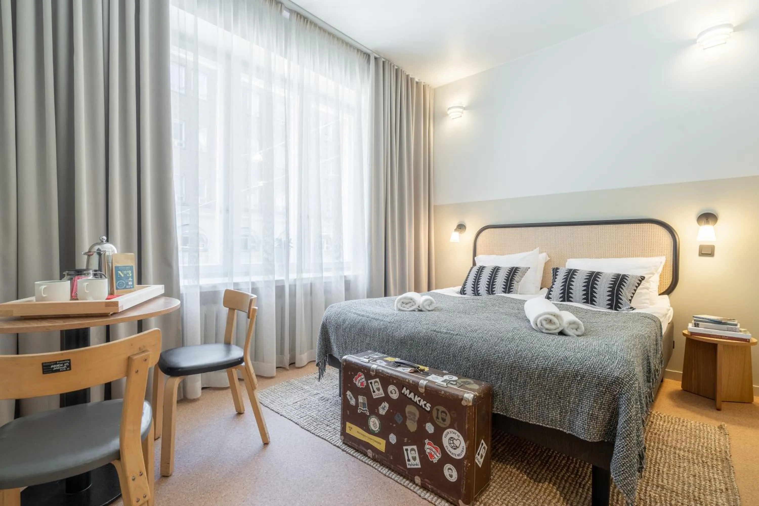 Bed in Bob W Helsinki Kluuvi