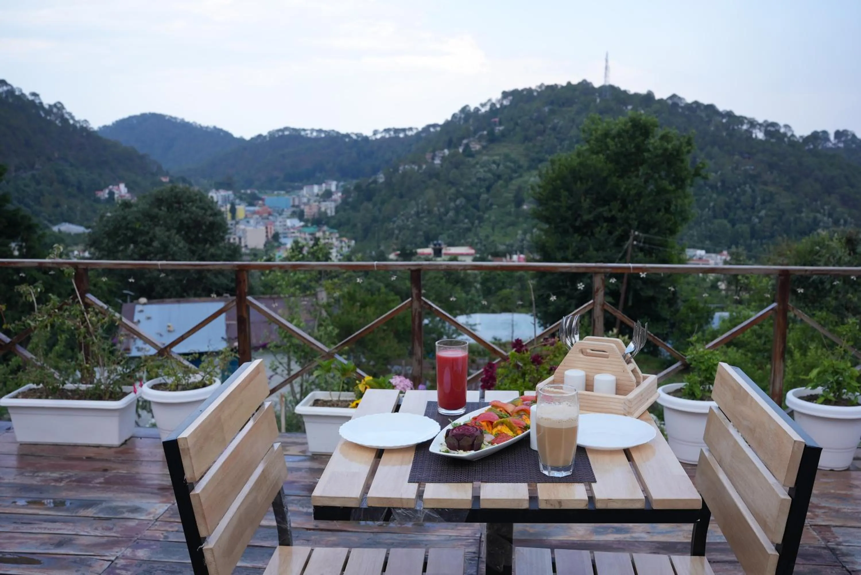 Balcony/Terrace in Just Naturals Wellness Resort Nainital