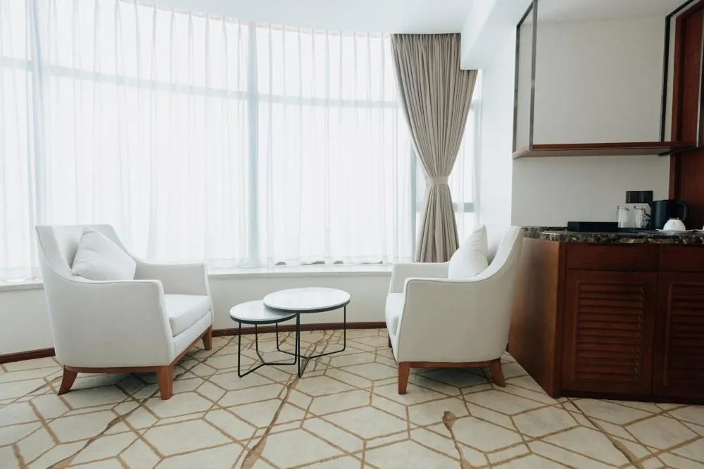 Seating area in Ease Hotel