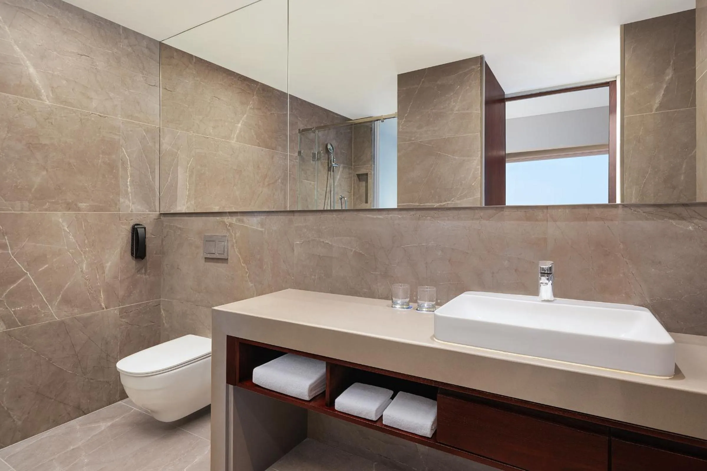 Bathroom in Fairfield by Marriott Vadodara