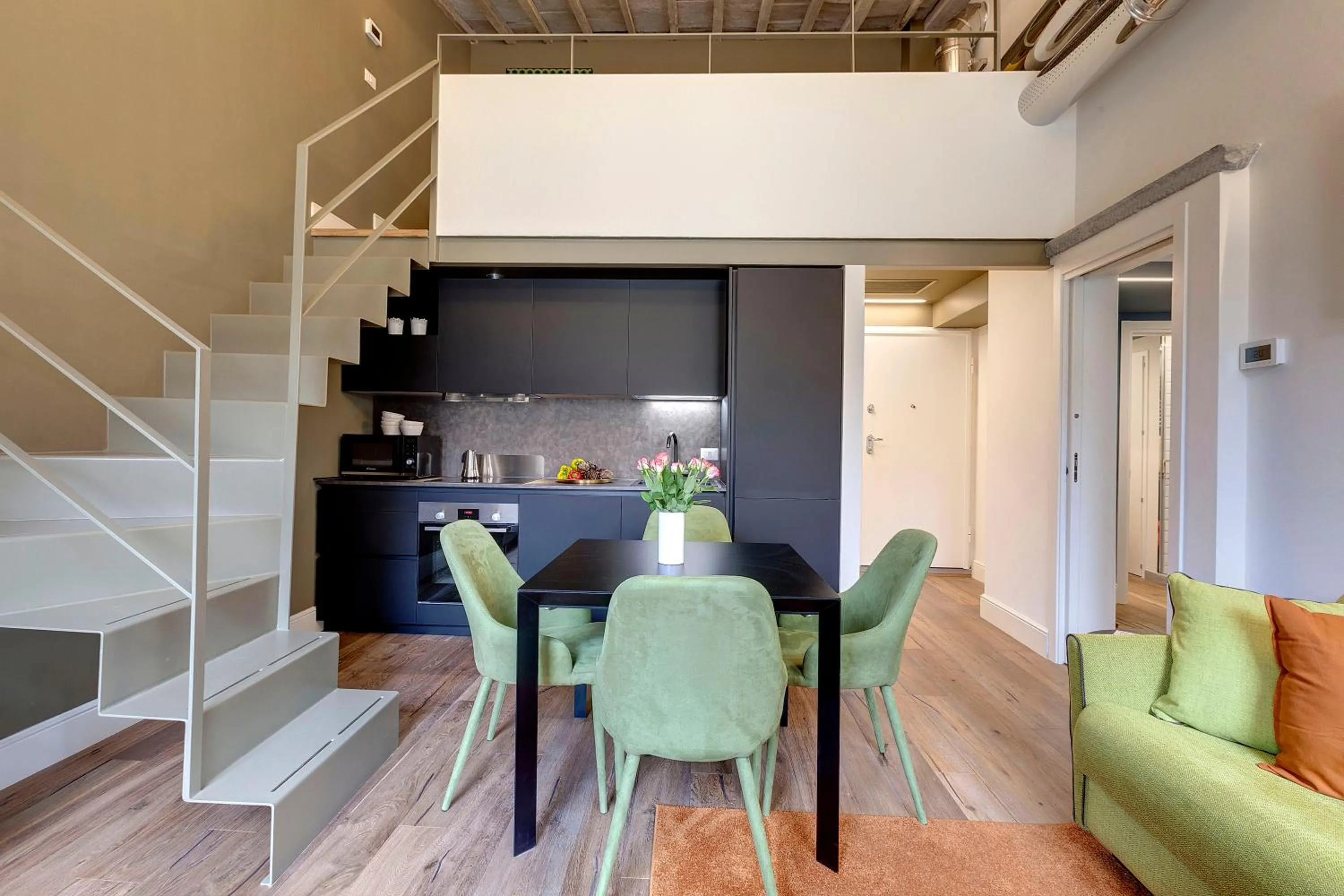 Kitchen or kitchenette in Turandot Apartment by Mamo Florence