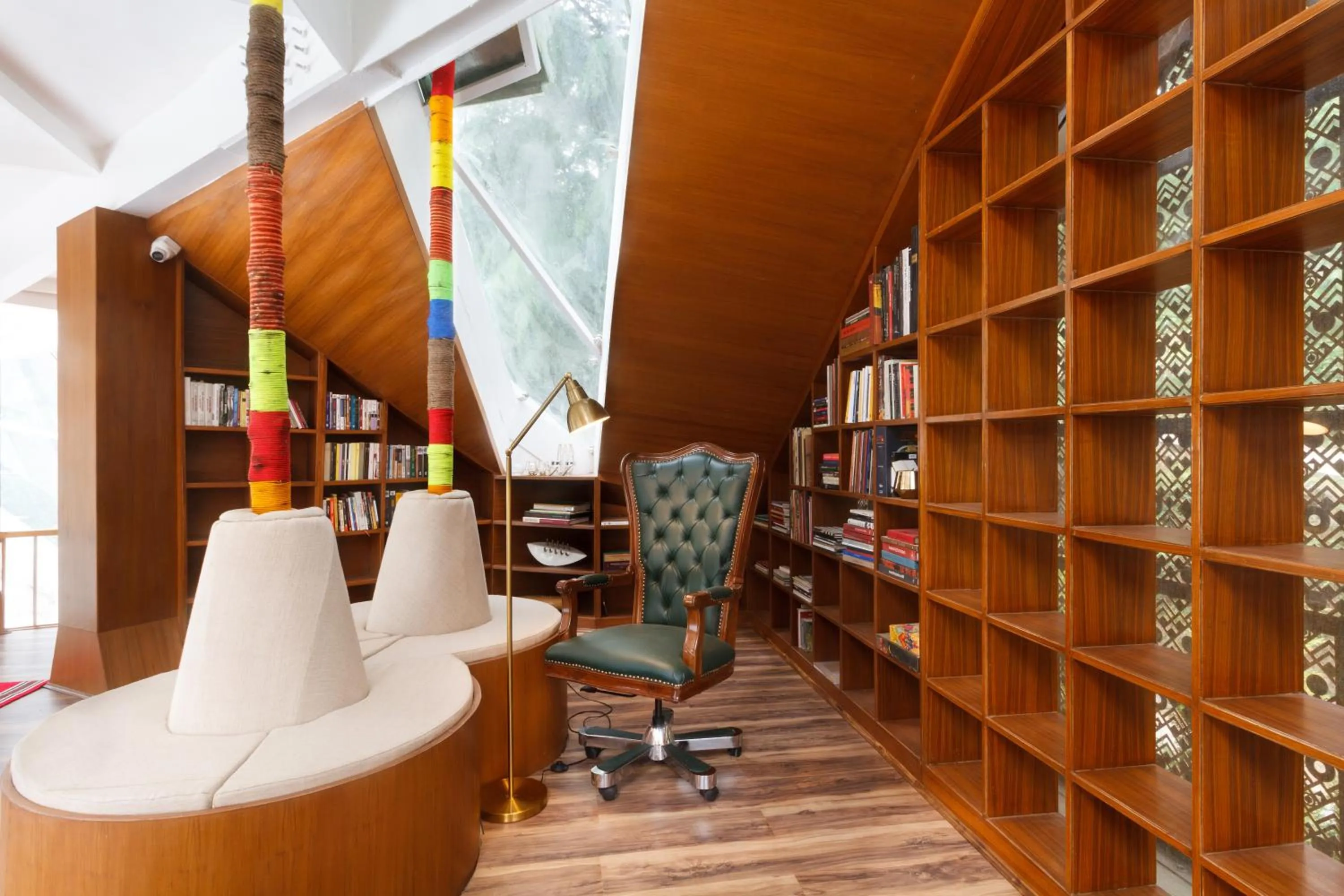 Library in Tree of Life Eila Art Hotel, Manali
