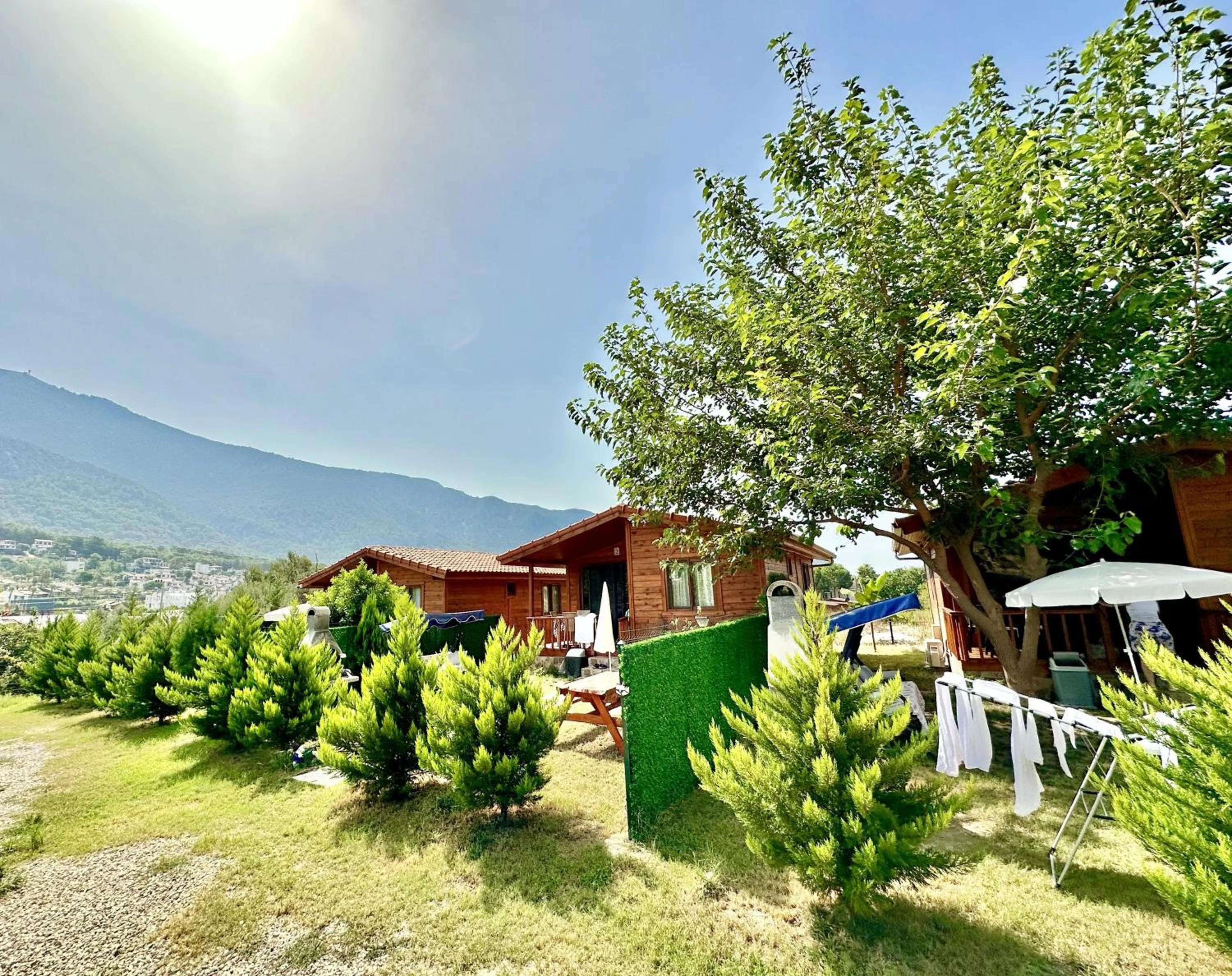 Natural landscape in Hurmalik Aparts & Bungalows - Family Bungalows - Large Garden Bungalow with Barbecue