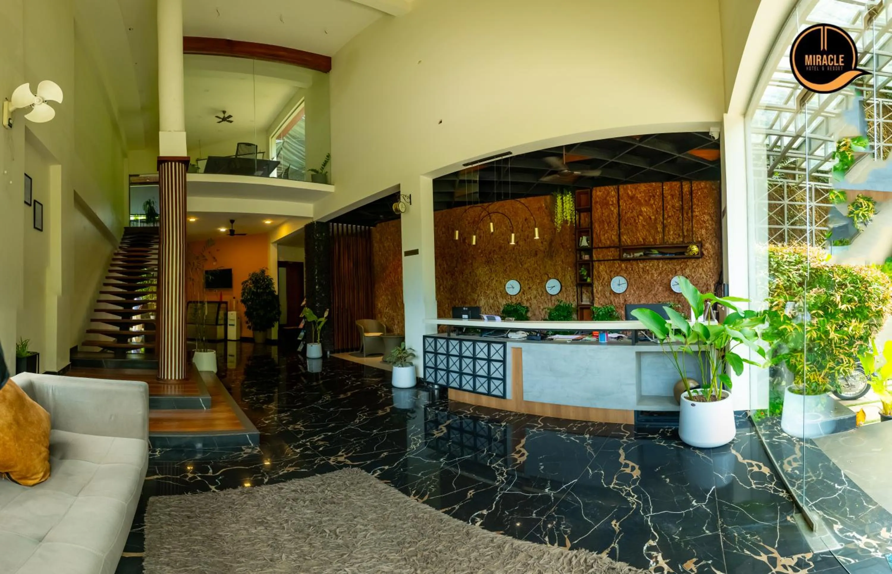 Facade/entrance in Miracle Hotel and Resorts